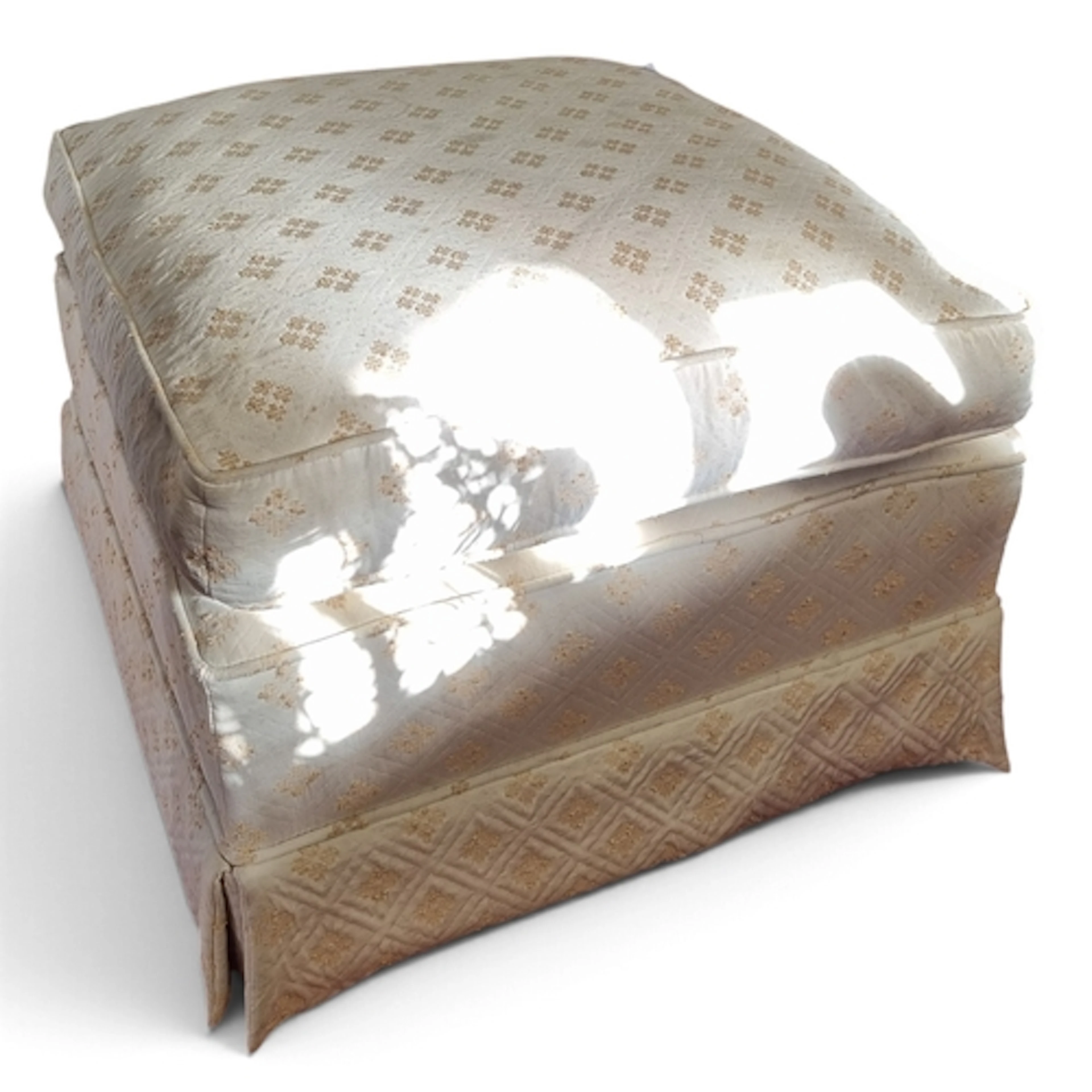 A rectangular Stool. 57 x 57 x H 41 cm approx.