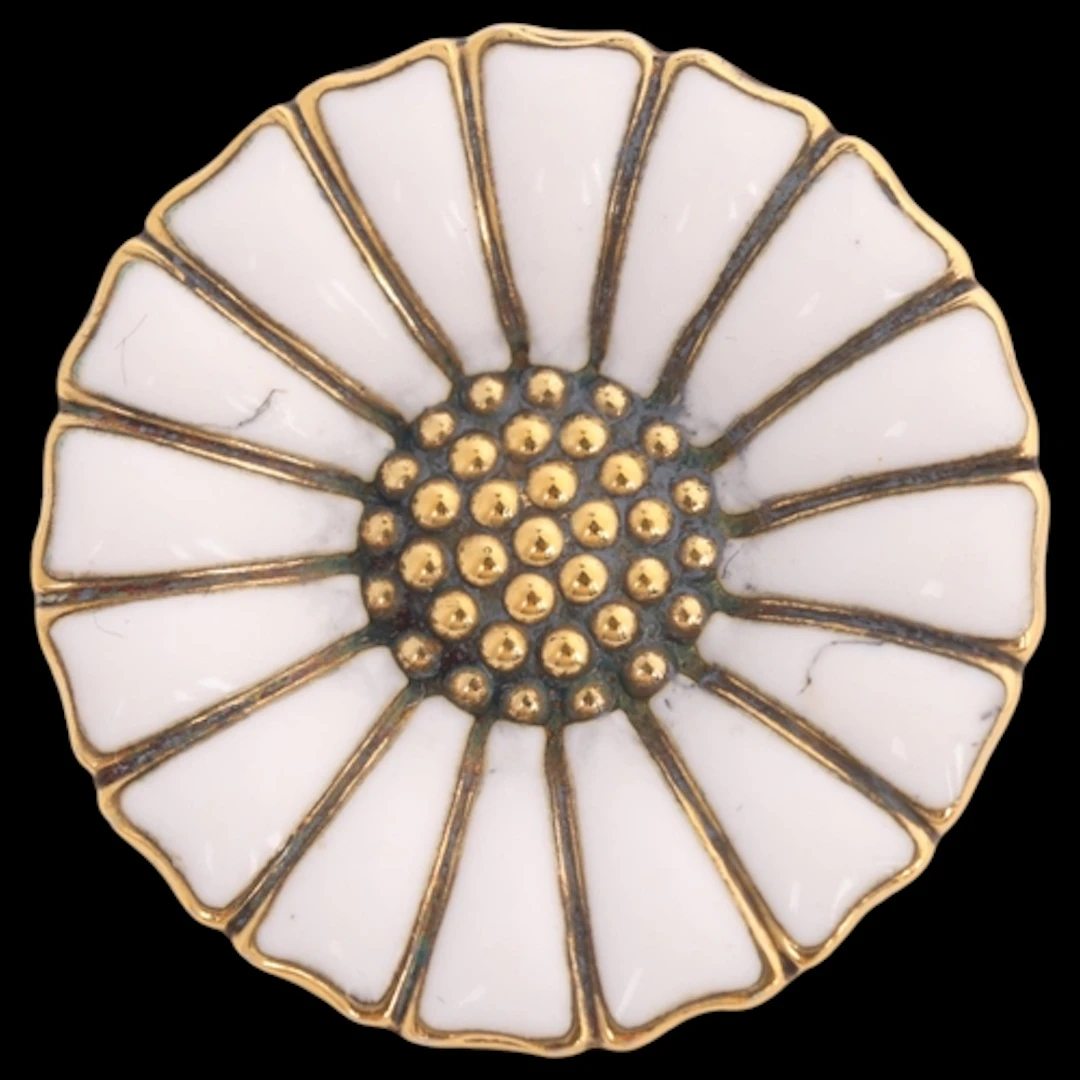 GEORG JENSEN - a Danish modernist sterling silver-gilt white...