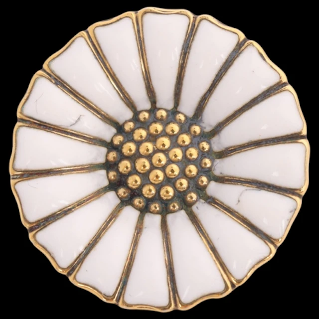 GEORG JENSEN - a Danish modernist sterling silver-gilt white...