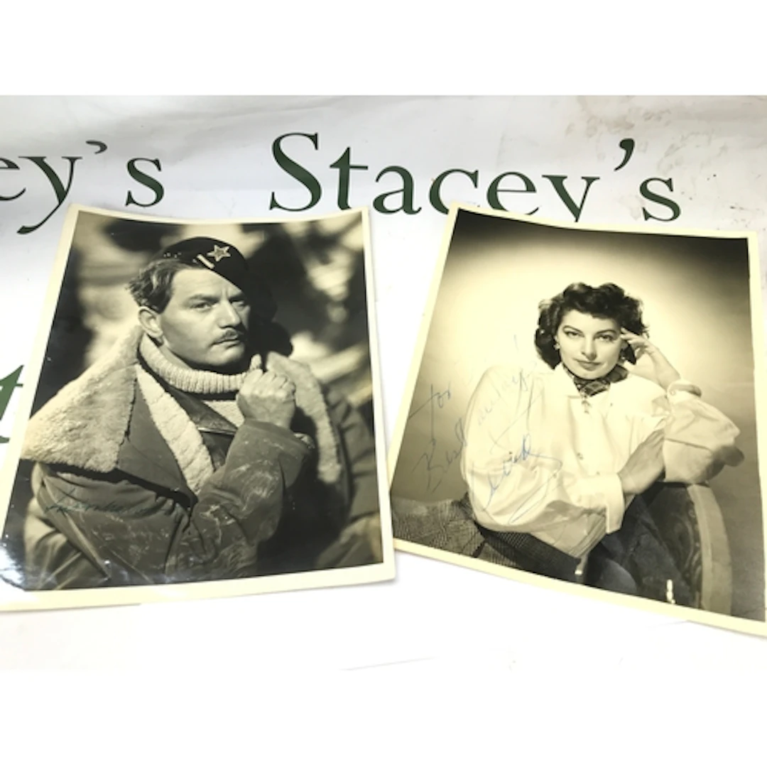 Signed autographs, Ava Gardner and Anton Walbrook