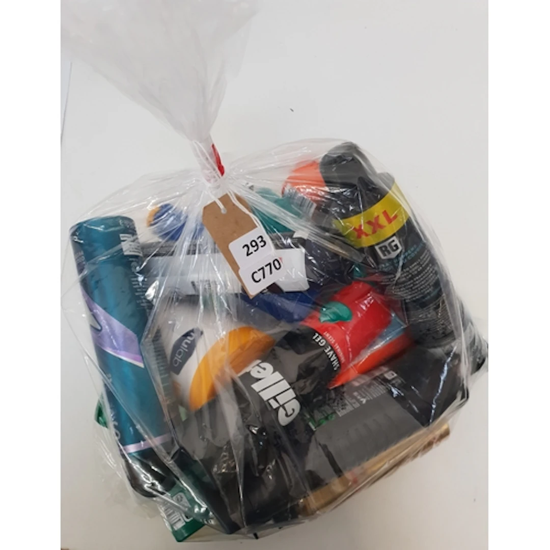 ONE BAG OF USED COSMETICS Including Nivea, Right Guard, Lyn...