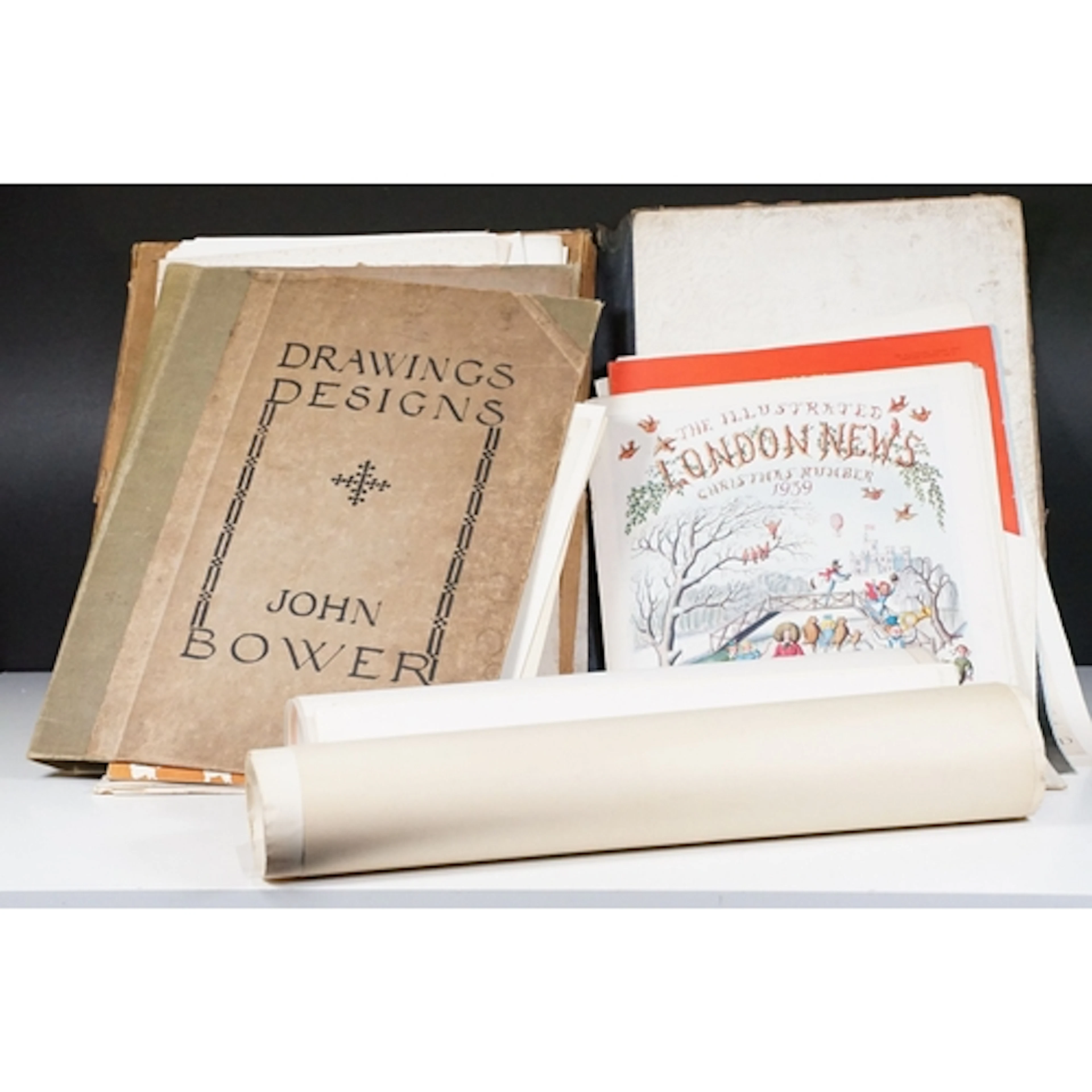 Collection of 19th Century and early 20th Century drawings, ...