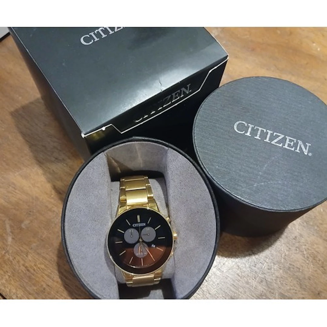 Citizen Eco Drive Gentleman's Wrist Watch Good Original Cond...