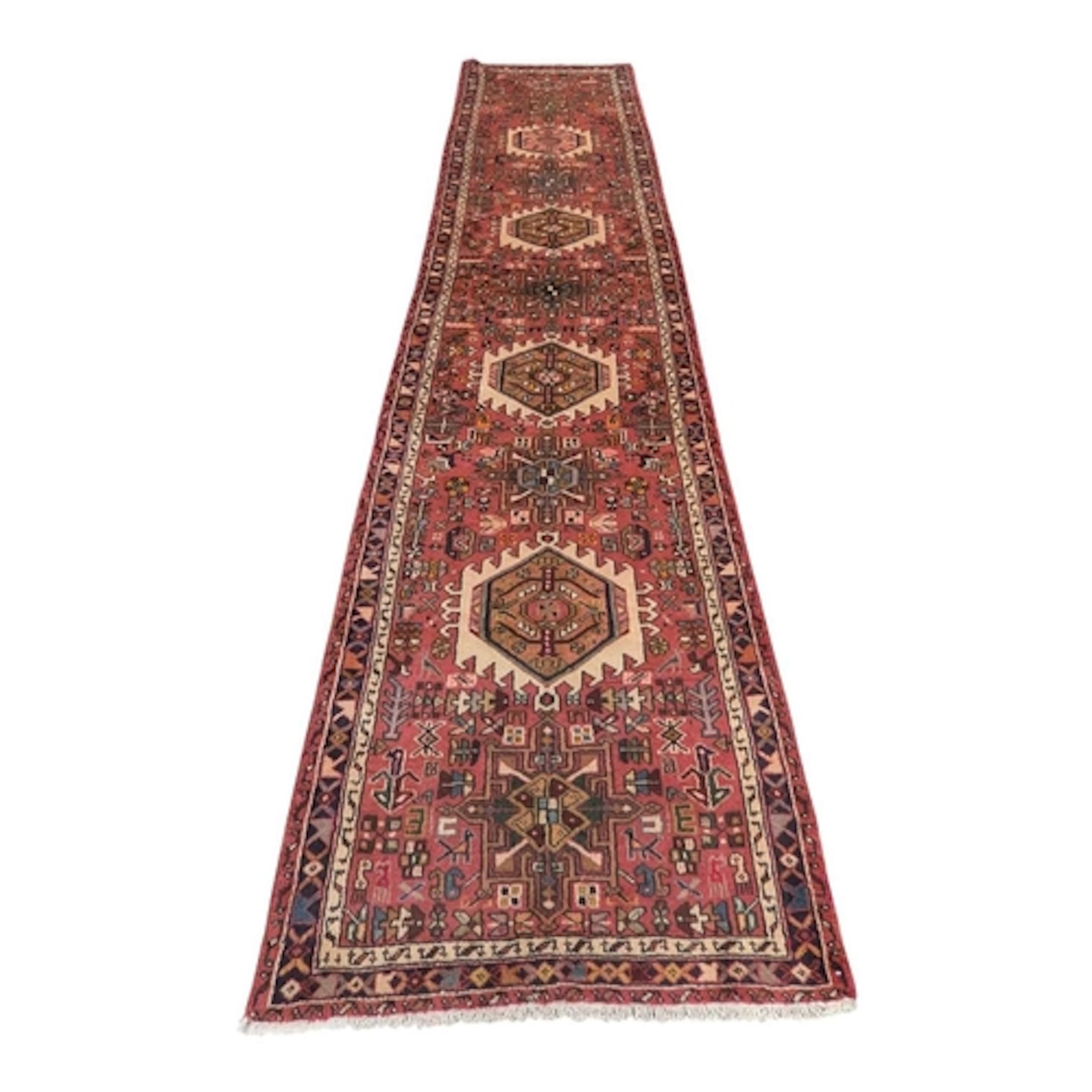 A vintage 20th century North West Persian Heriz runner carpe...