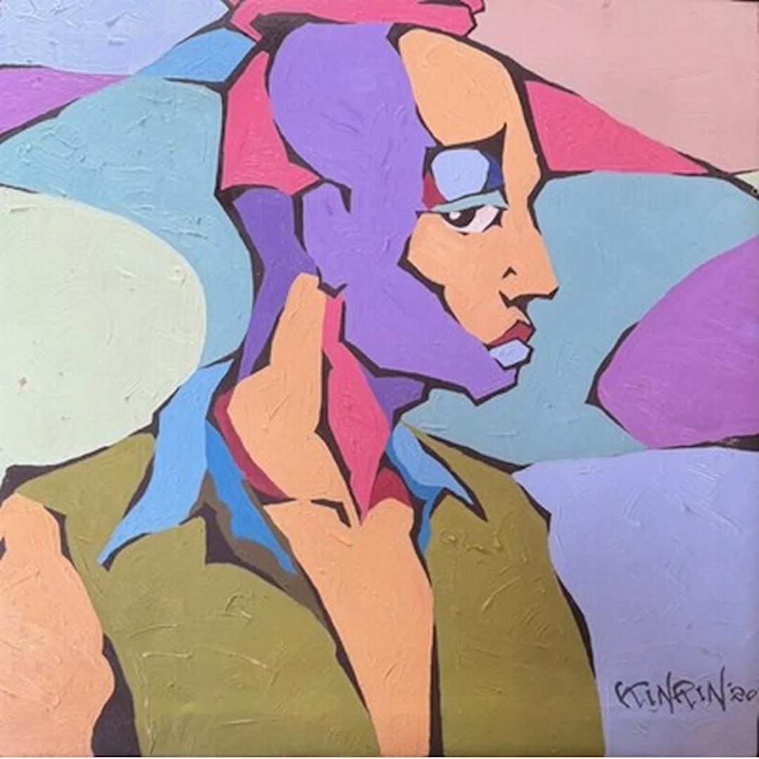 Olorunfemi Kinrin (Nigeria, Contemporary) Untitled Portrait ...