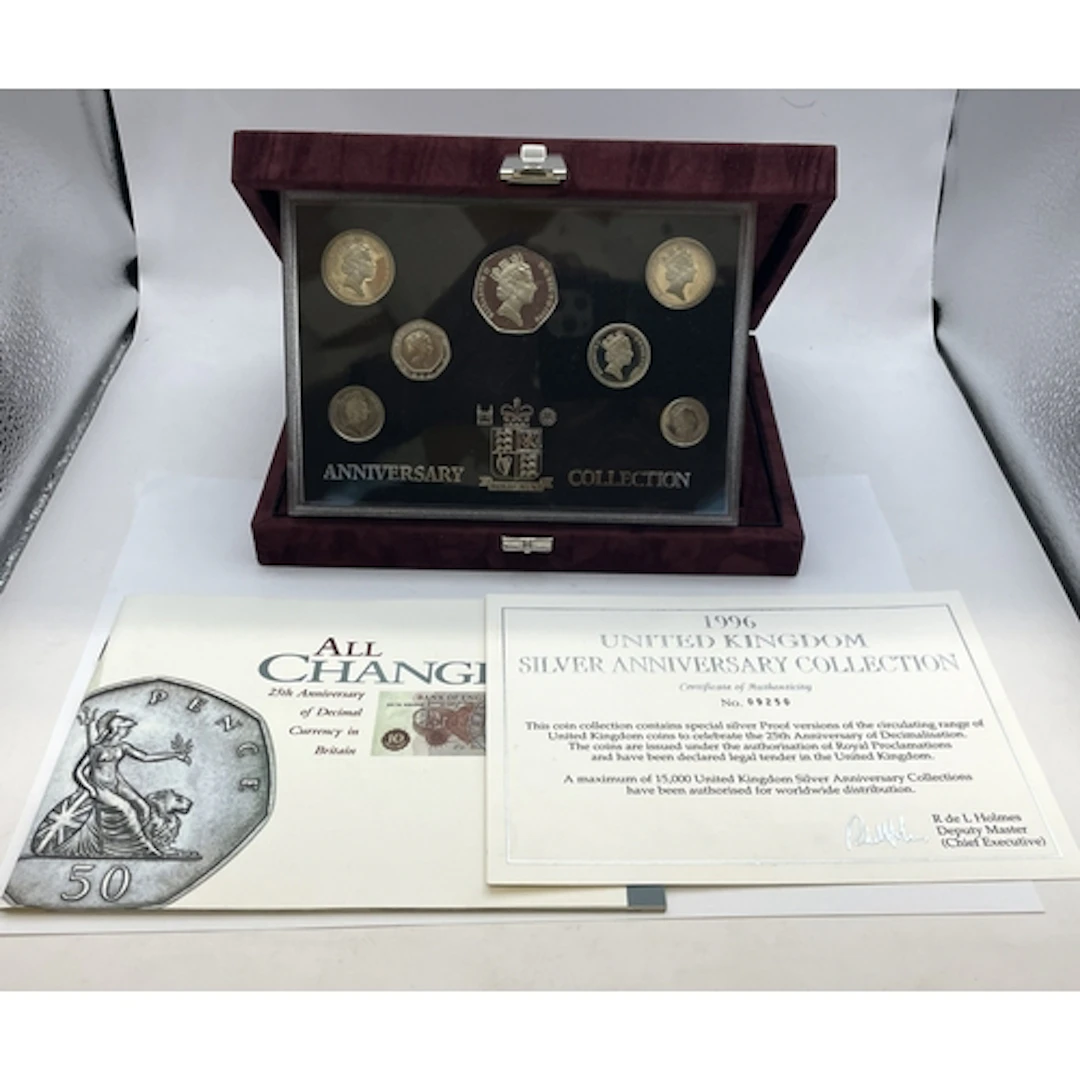 A Royal Mint 1996 United Kingdom Silver Anniversary Collecti...
