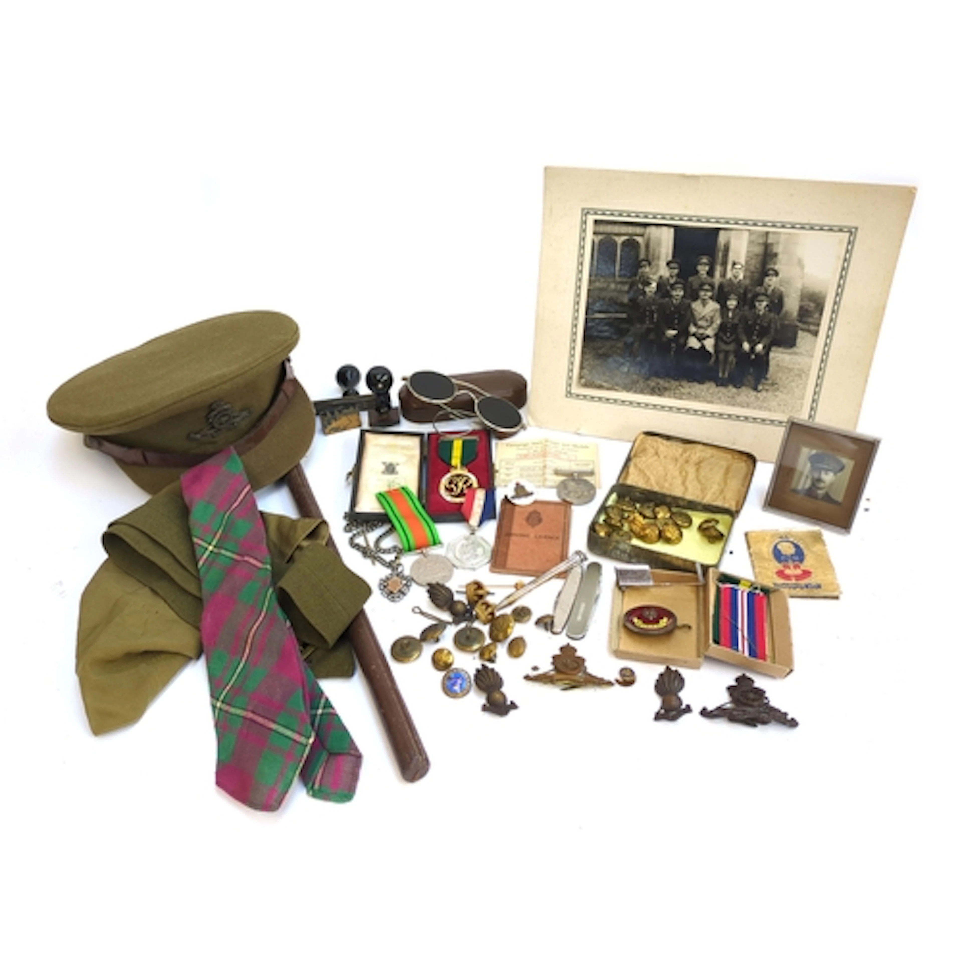 A collection of militaria and possessions of Major George Gi...