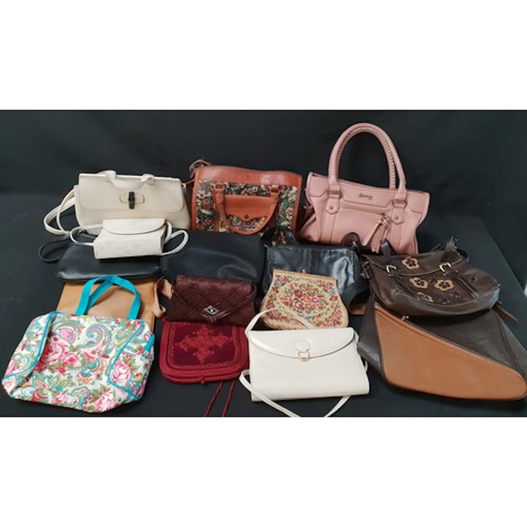 LARGE SELECTION OF HANDBAGS including a Mantaray shoulder ba...