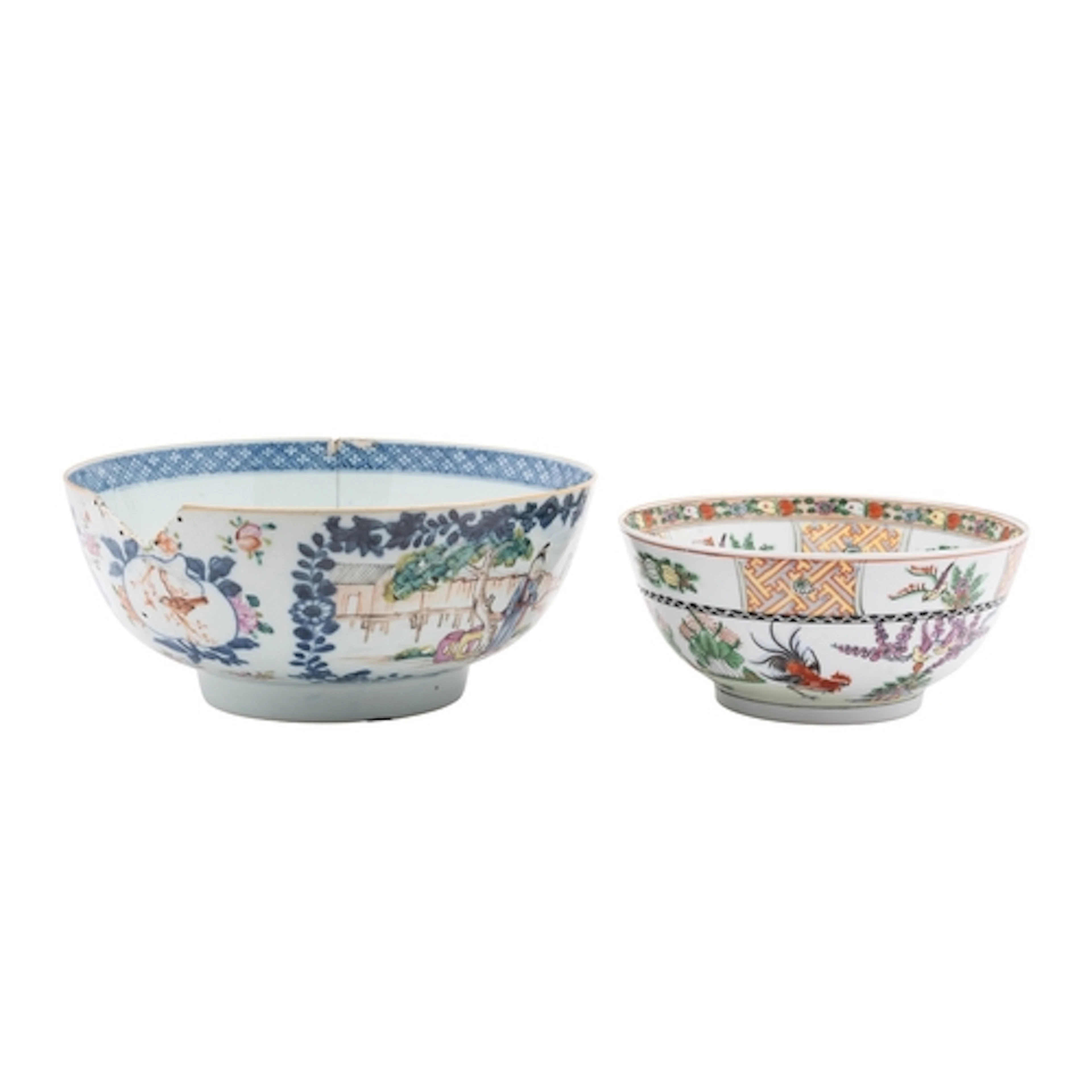 A mixed group of Oriental porcelain comprising a Chinese Mei...