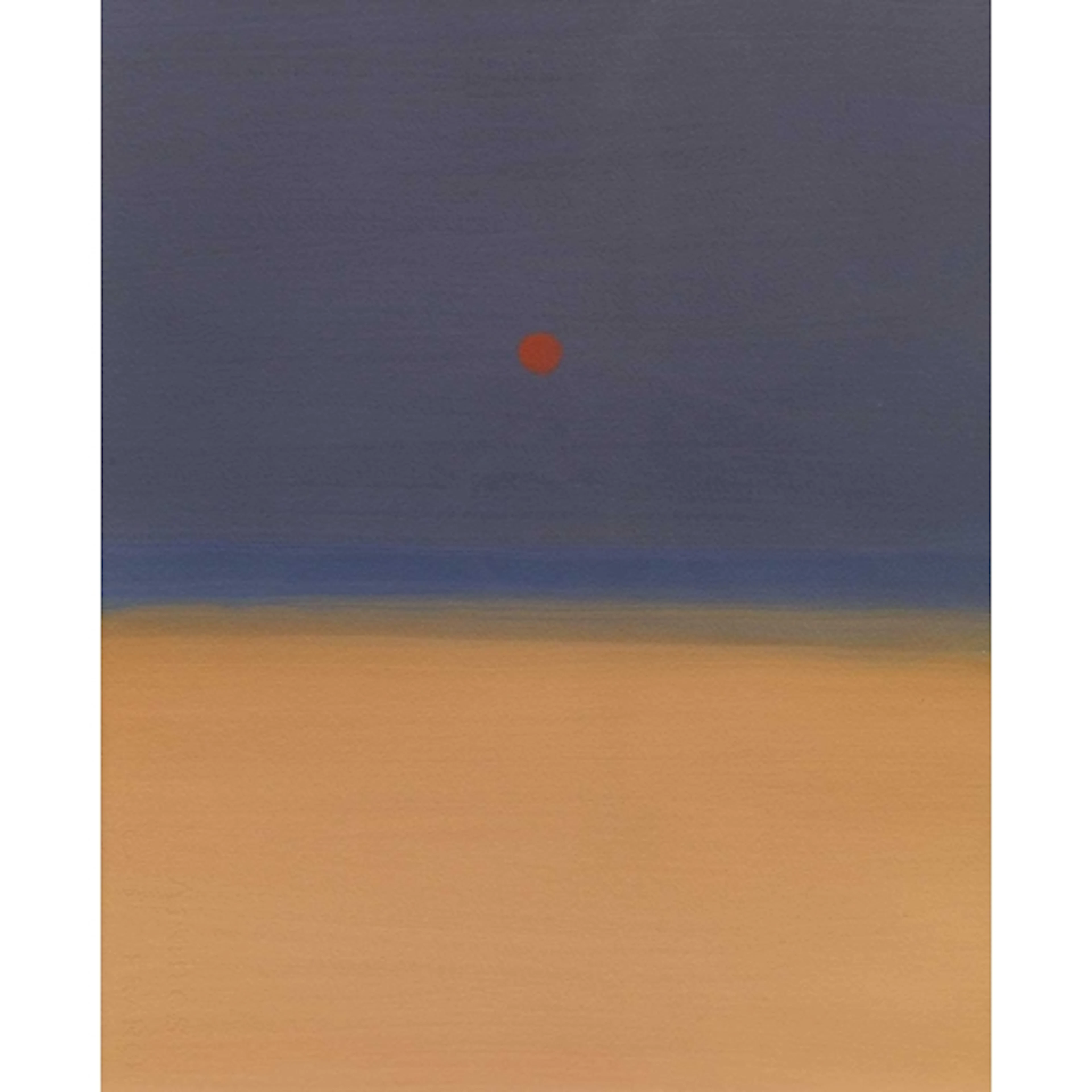 § John MILLER (1931-2002) Sunrise over Beach Gouache, stamp...