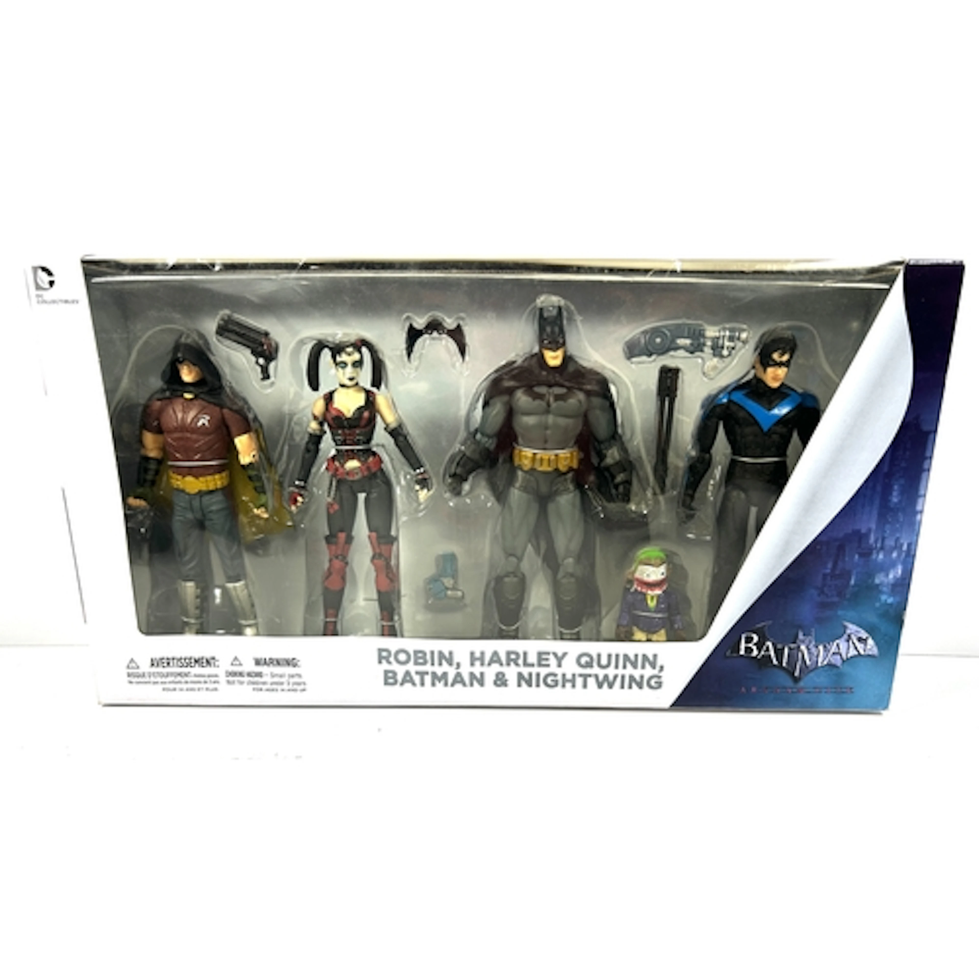 Batman ARKHAM CITY 4x action figure pack by DC collectibles....