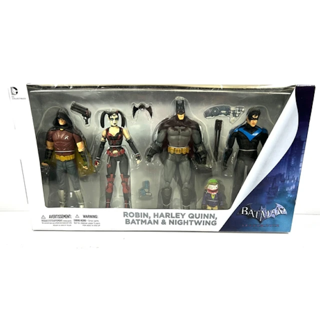 Batman ARKHAM CITY 4x action figure pack by DC collectibles....