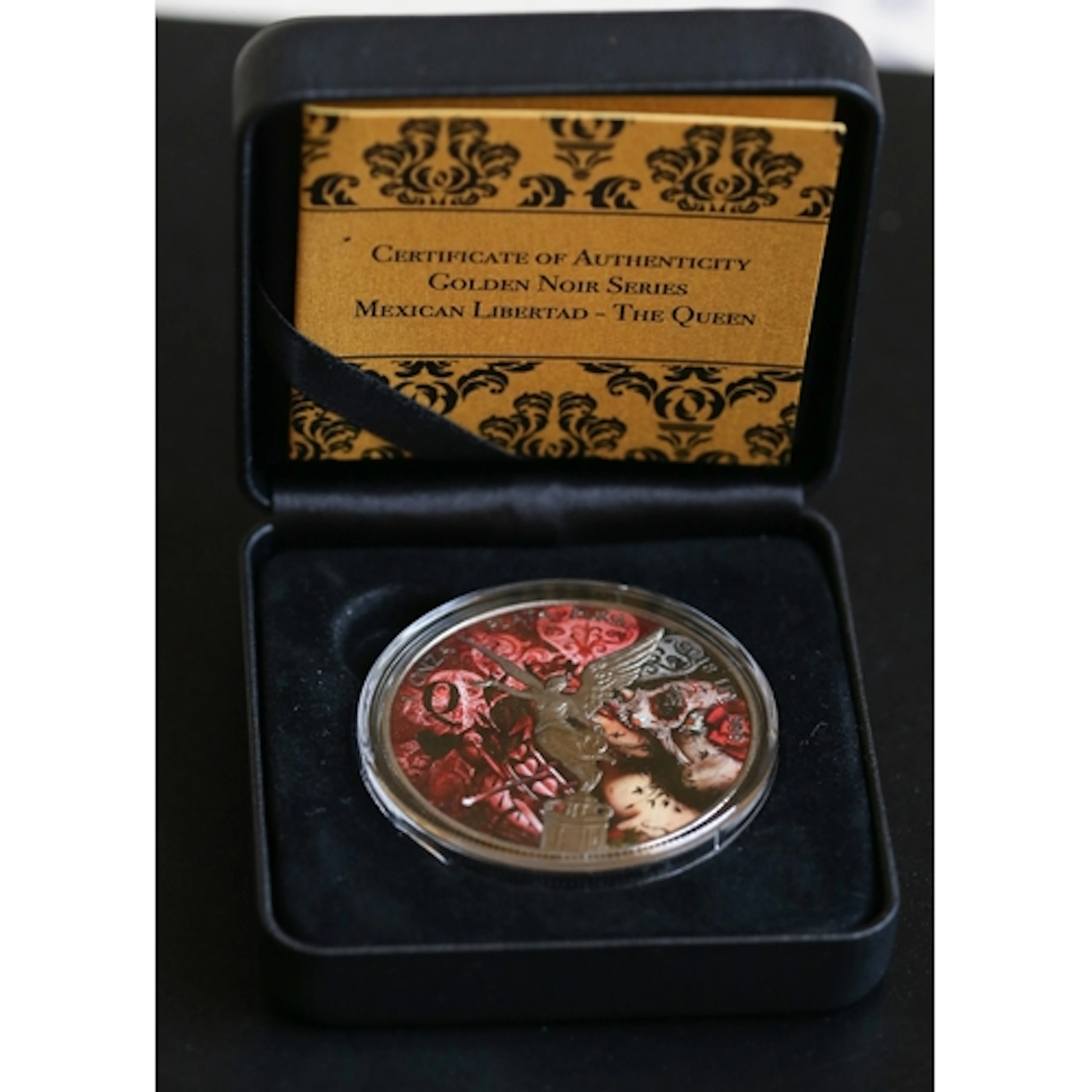 Limited Edition 1 Ounce Fine 999.9 Silver Ruthenium Finish a...