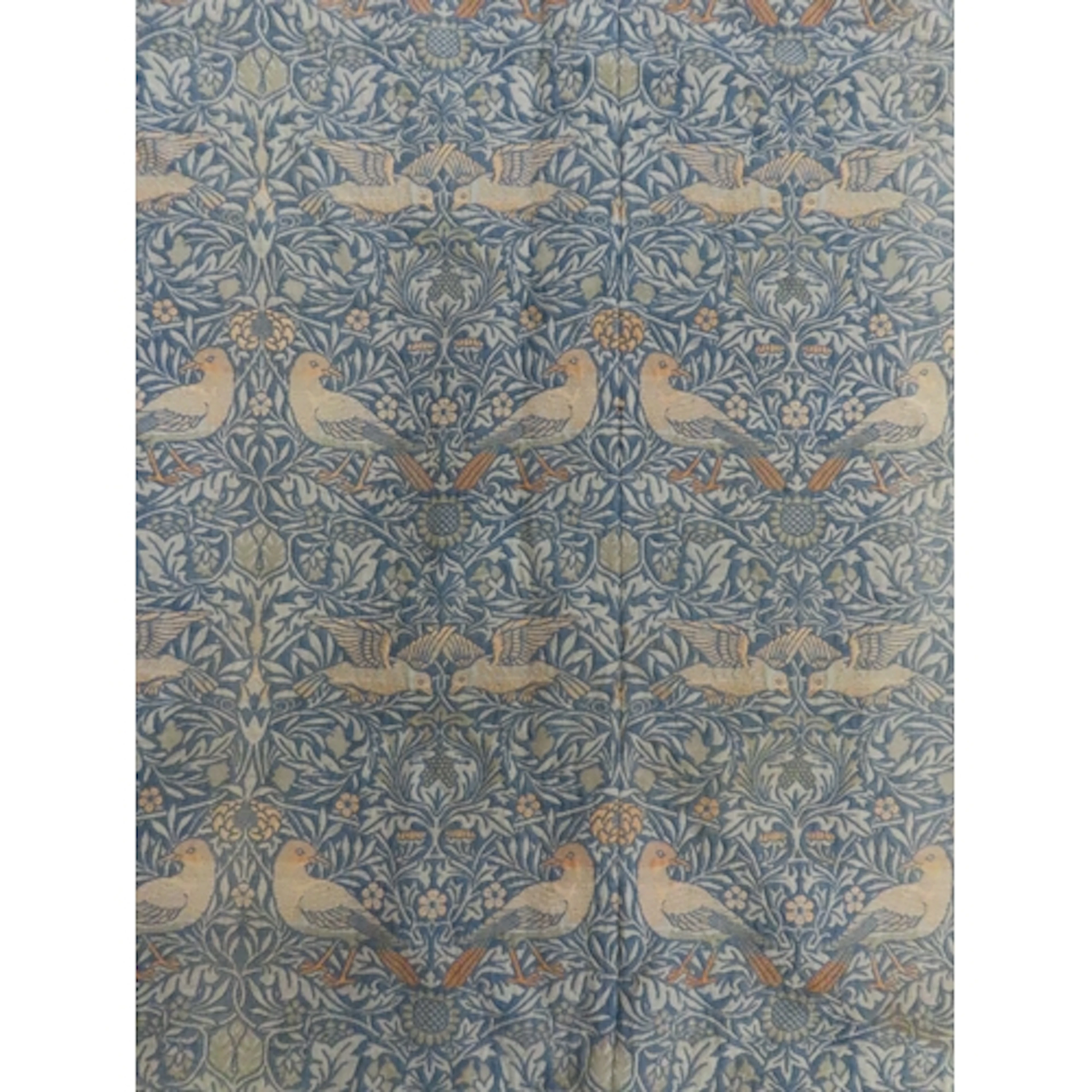 WILLIAM MORRIS (1834-1896) WOVEN WOOL BIRD PATTERN CURTAINS ...
