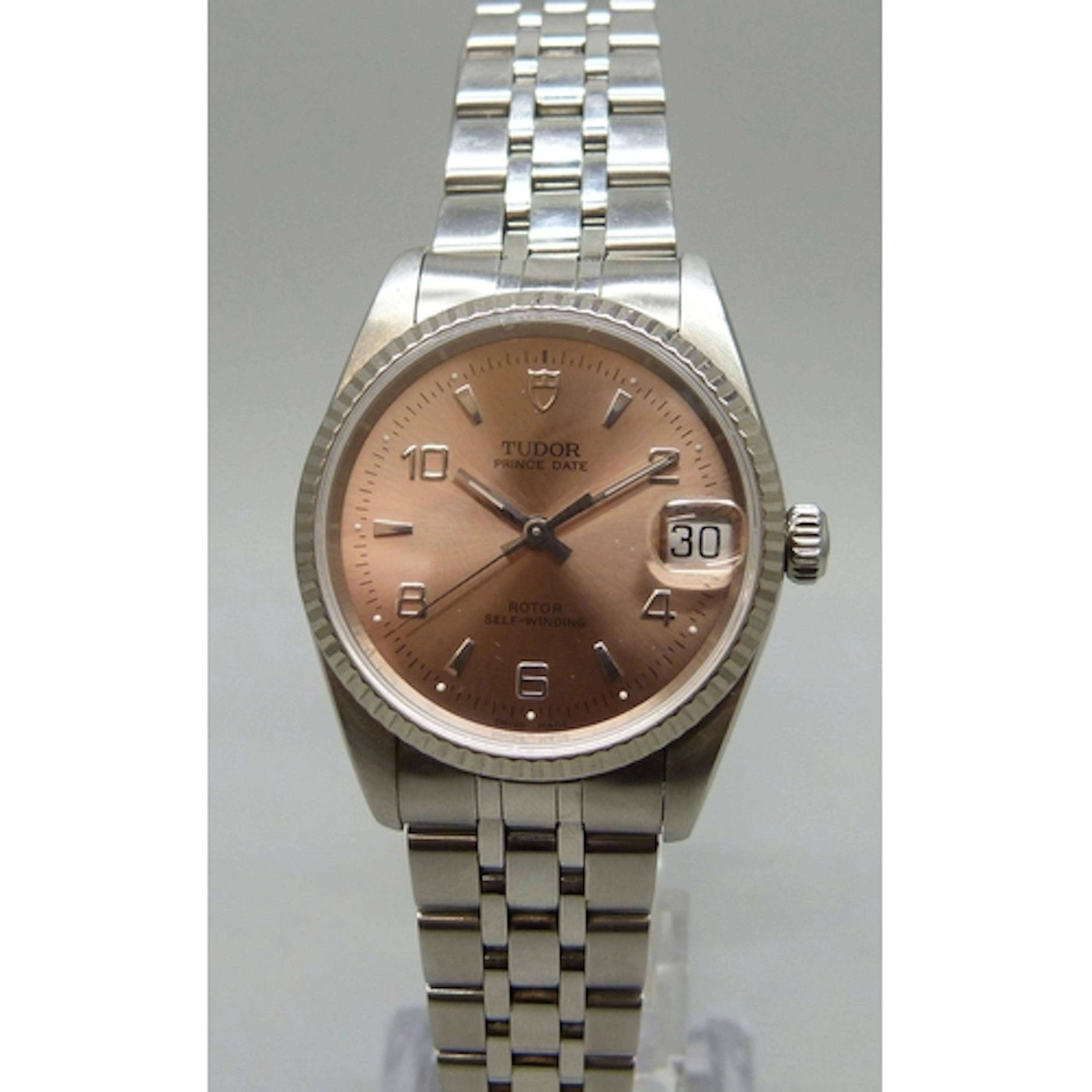 Tudor - a Prince Date wristwatch with salmon dial, reference...