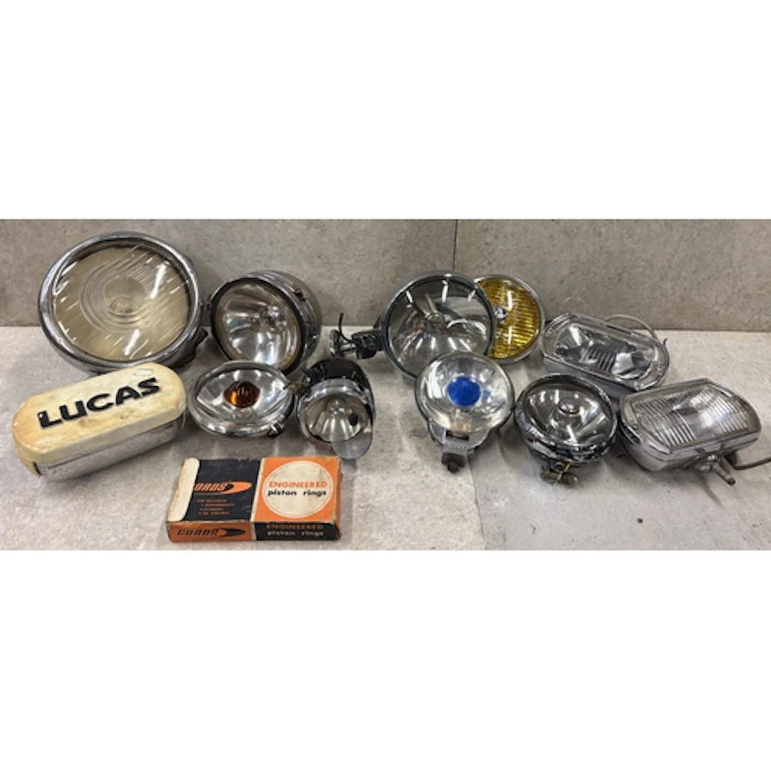 A collection of various spotlights to include Notek, Miller ...