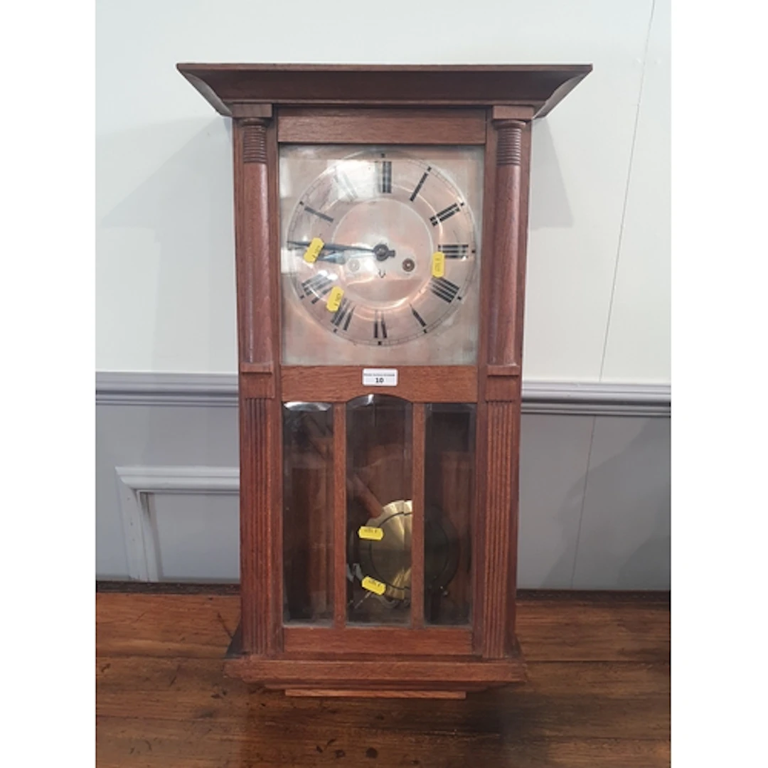 An oak cased Wall Clock, (R3).