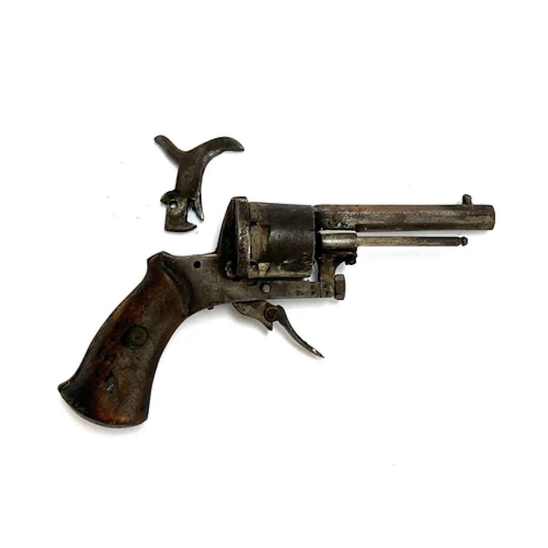 A 19th century six-shot revolver, AF