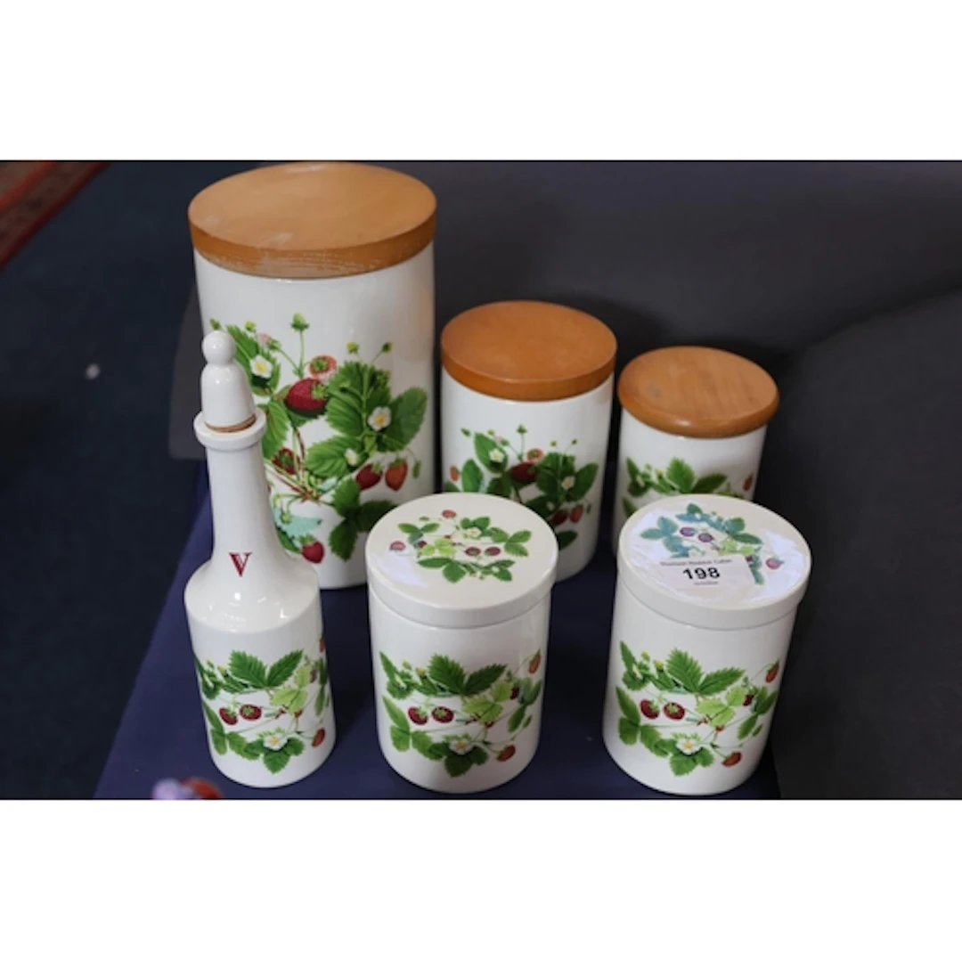 Portmeirion Summer Strawberries by Angharad Menna ceramics t...