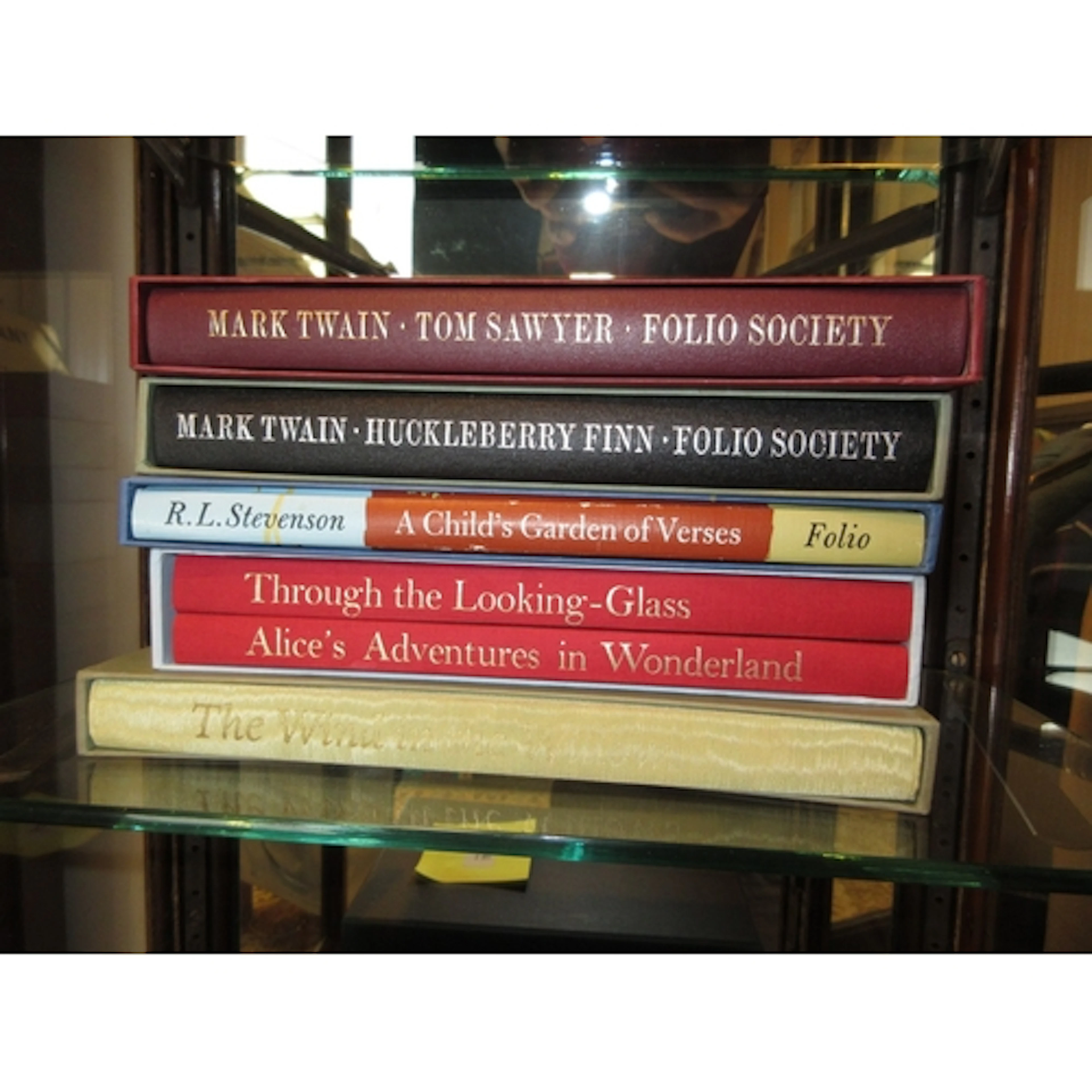 Six Folio Society Books - Tom Sawyer, Huckleberry Finn, A Ch...