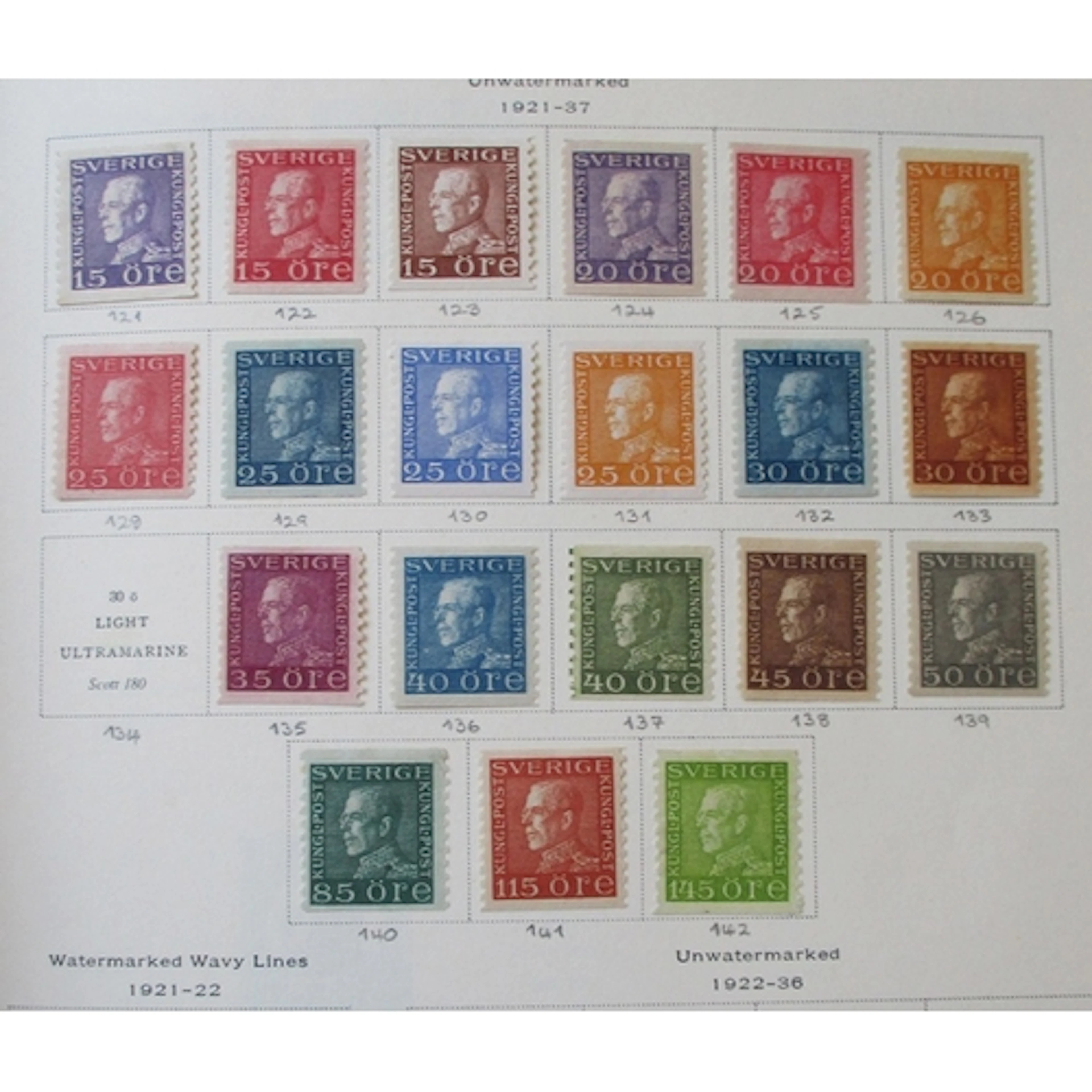 Sweden. Early to modern mounted mint collection in 1 Scott a...