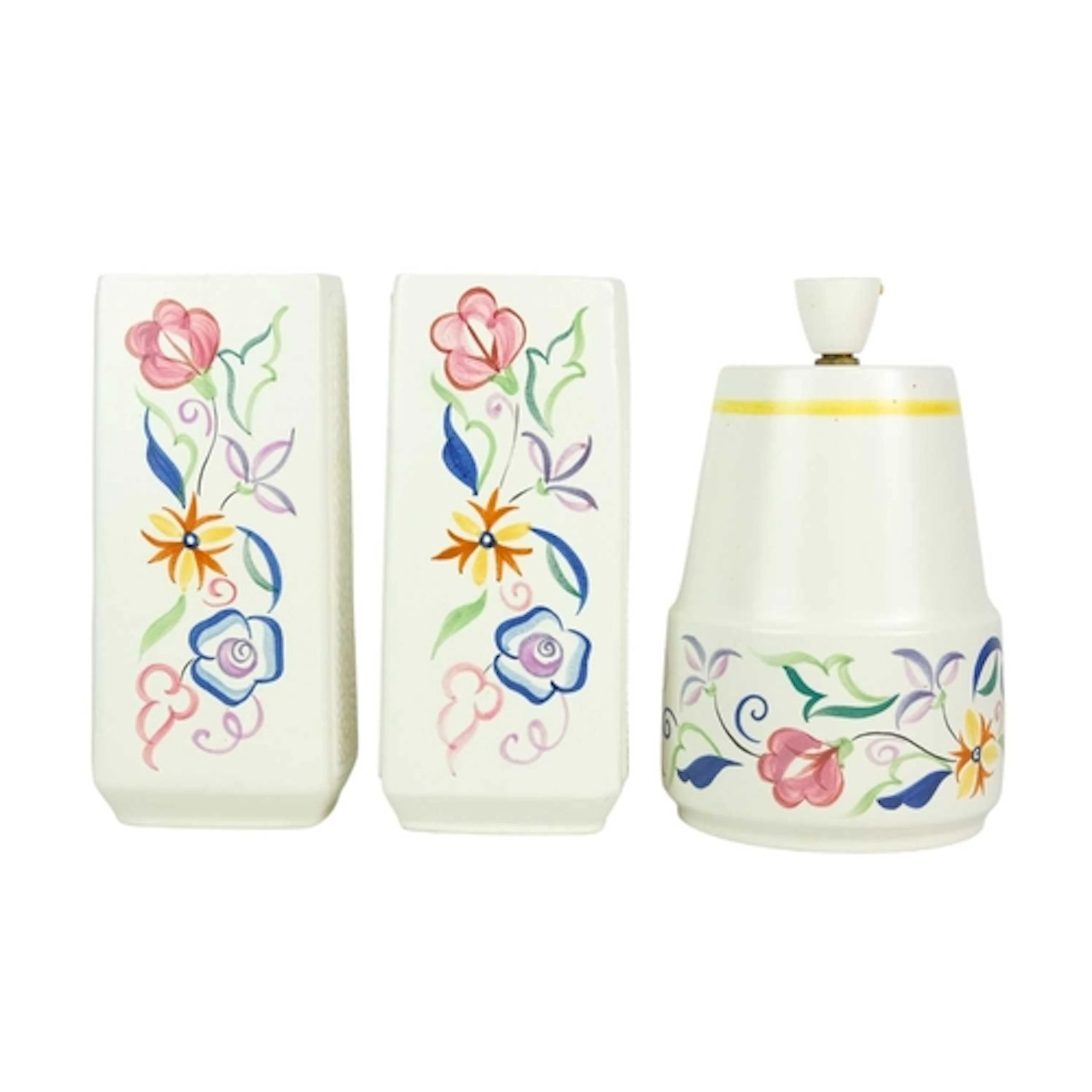 A Poole Pottery 'Traditional Ware' table lamp. Height 21cm i...