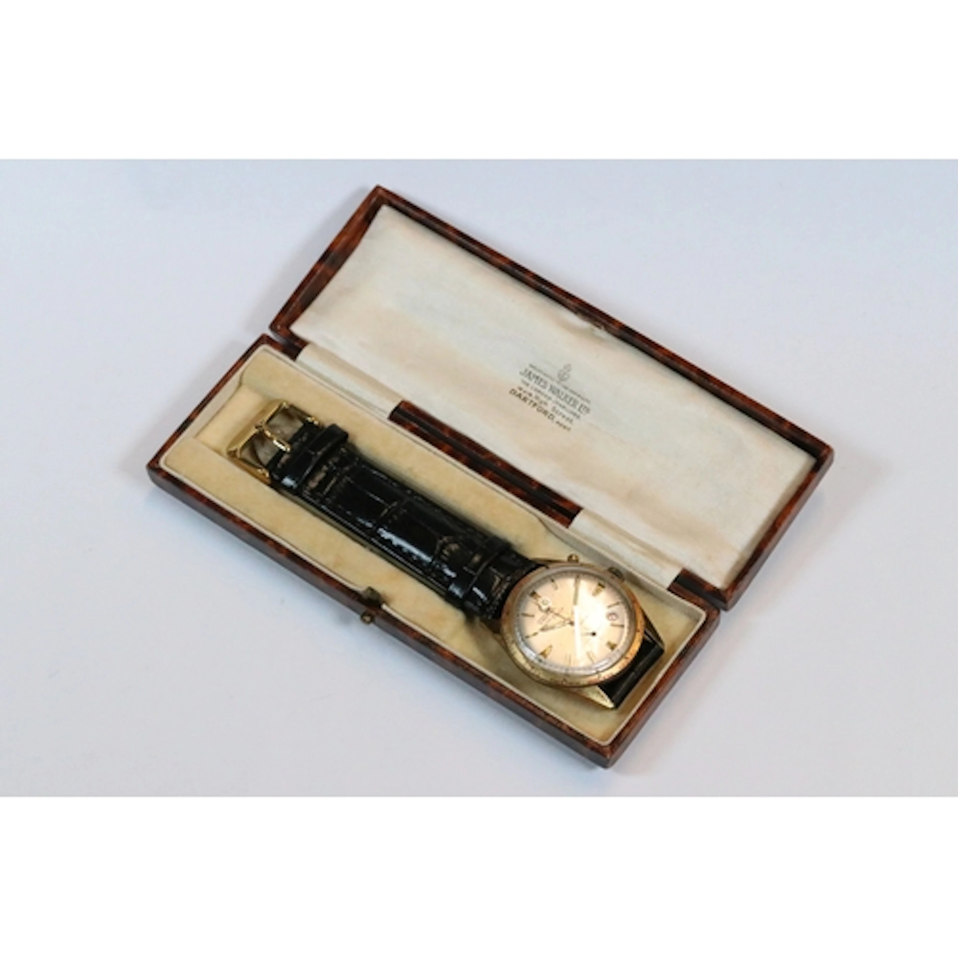 A Vintage Sindaco Swiss made 17 Jewel Memo Pilote Mechanical...
