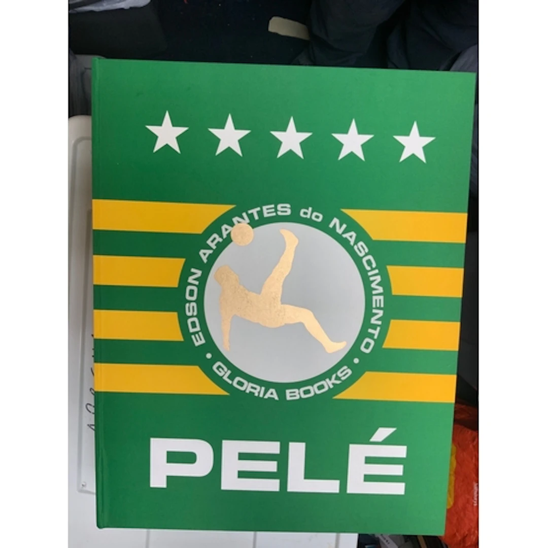 Pele Signed Rare Football Book With Display Case: Incredibly...