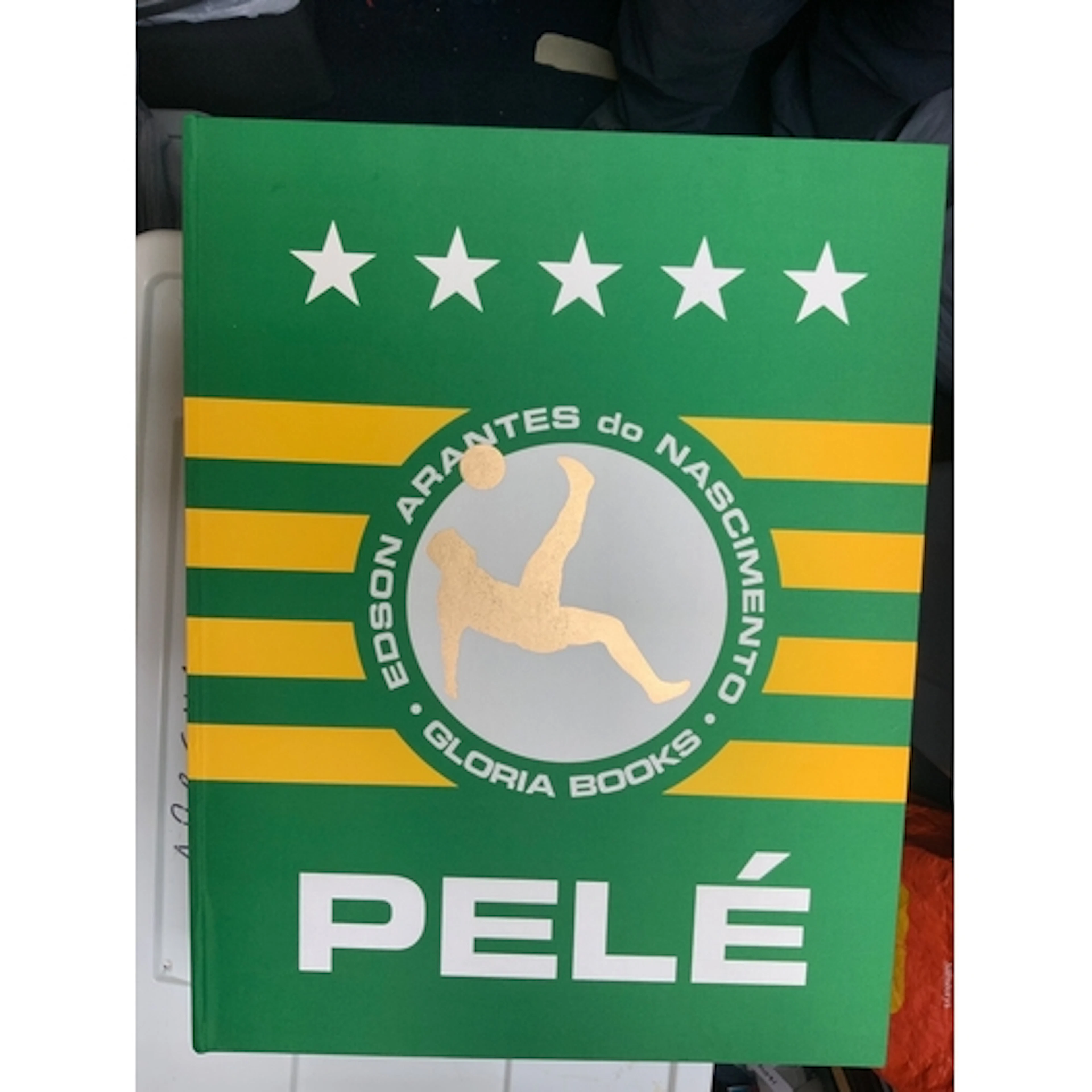 Pele Signed Rare Football Book With Display Case: Incredibly...