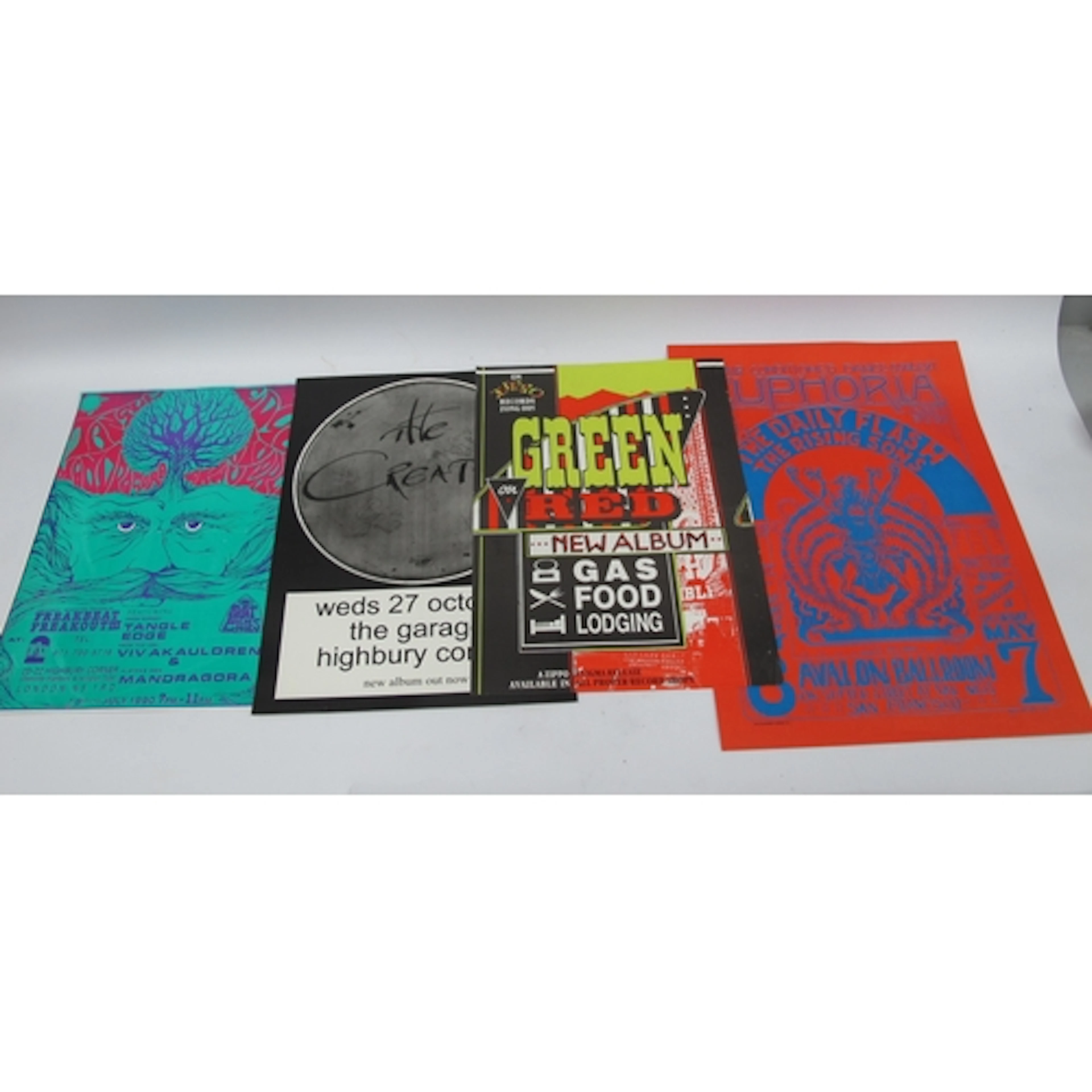 Posters - Green on Red - Gas Food Lodging, 42 x 30cm, The Cr...