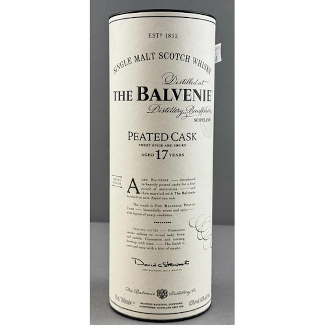 Whisky: The Balvenie Peated Cask 17 years old single malt wh...
