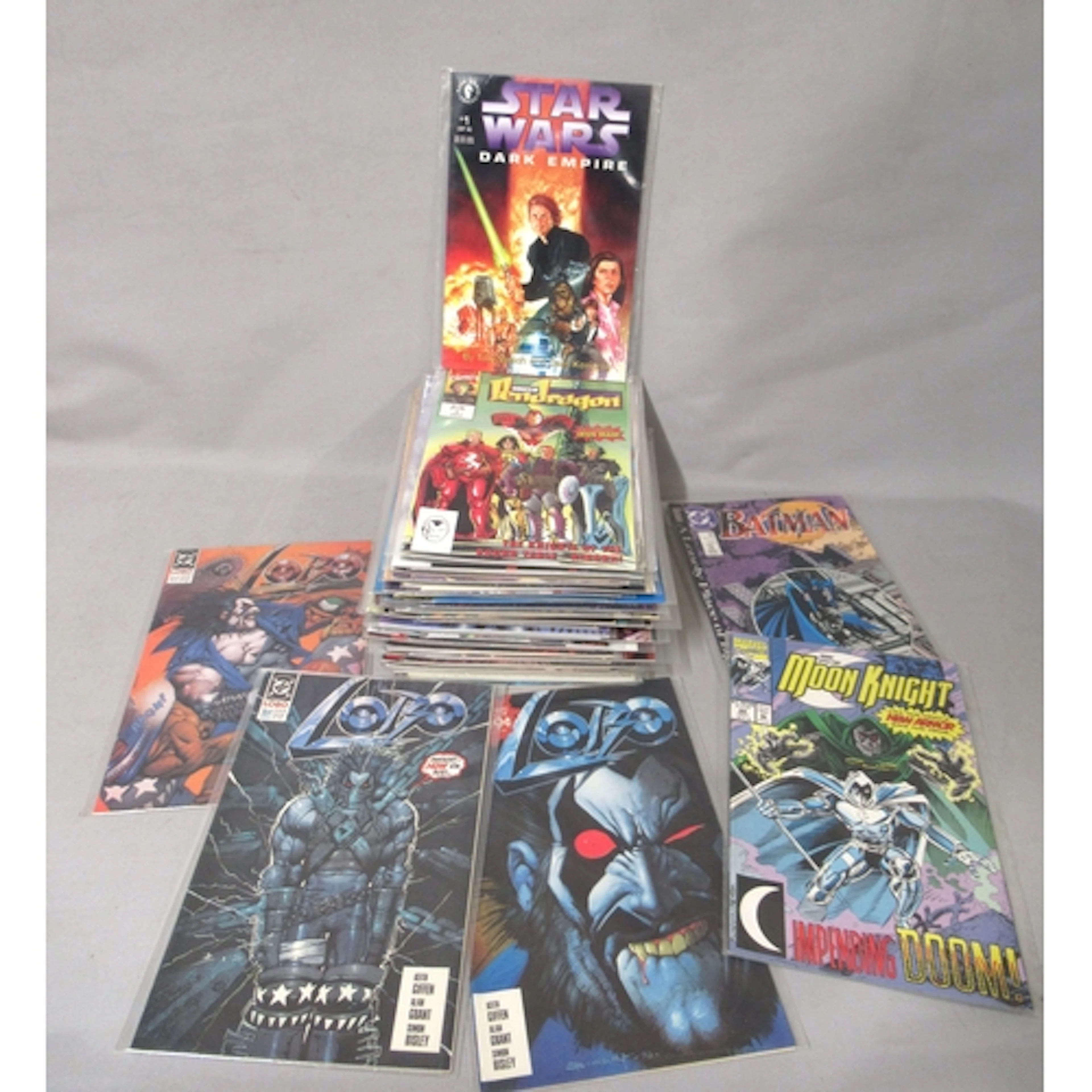 Quantity of various DC comics, including Lobo, The Changing ...