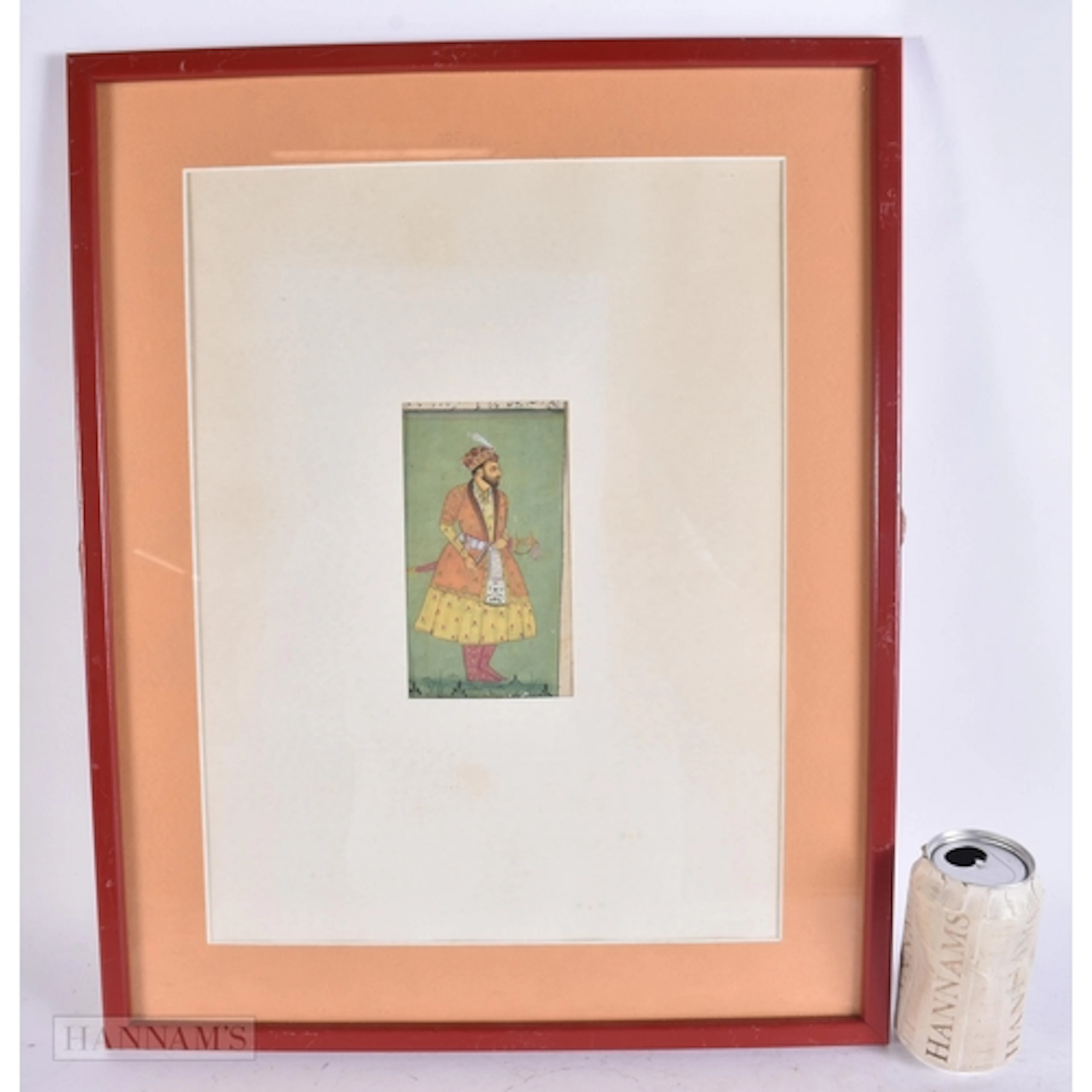Indian School (Early 20th Century) Painting, Standing figure...