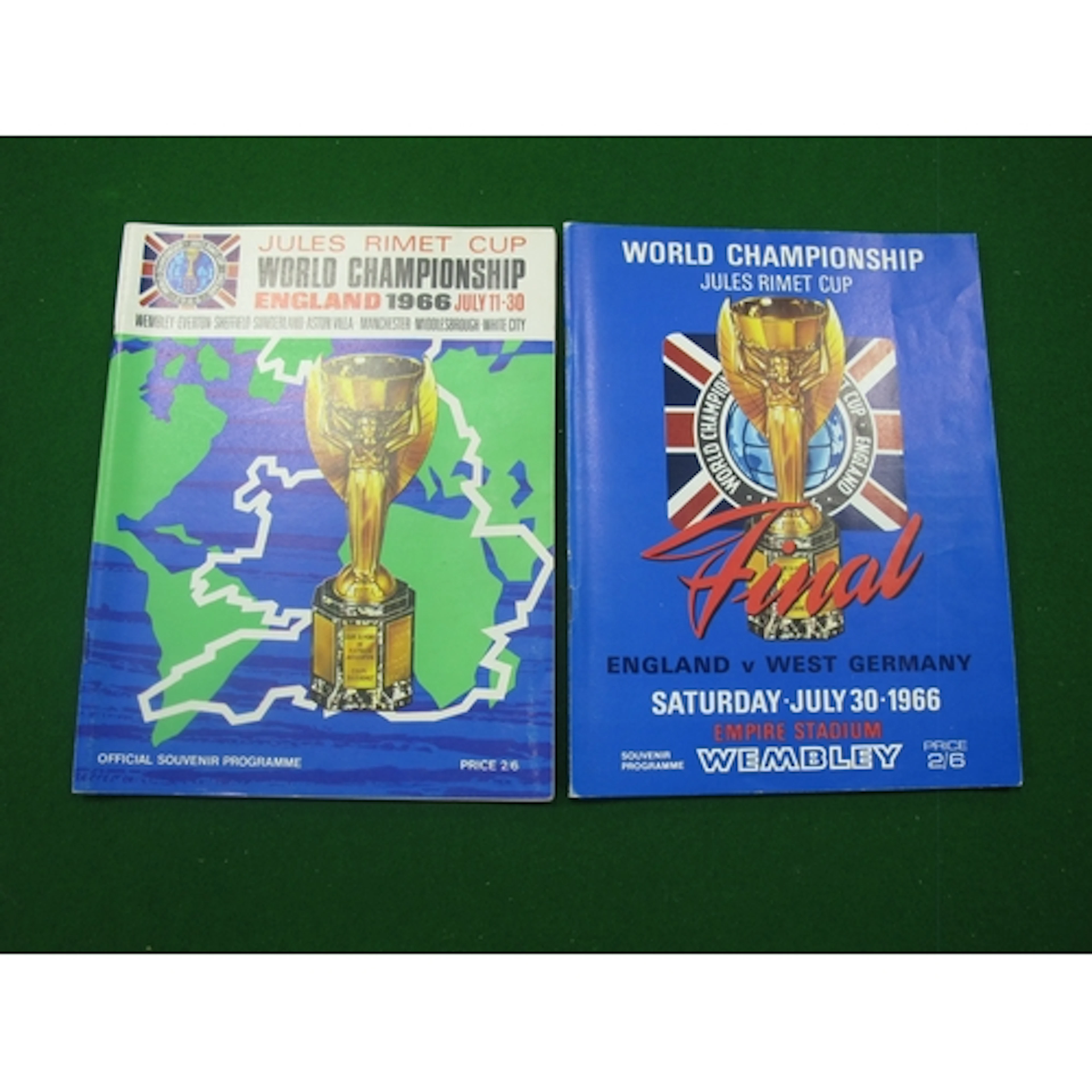 1966 World Cup Final Programme England v West Germany, weigh...