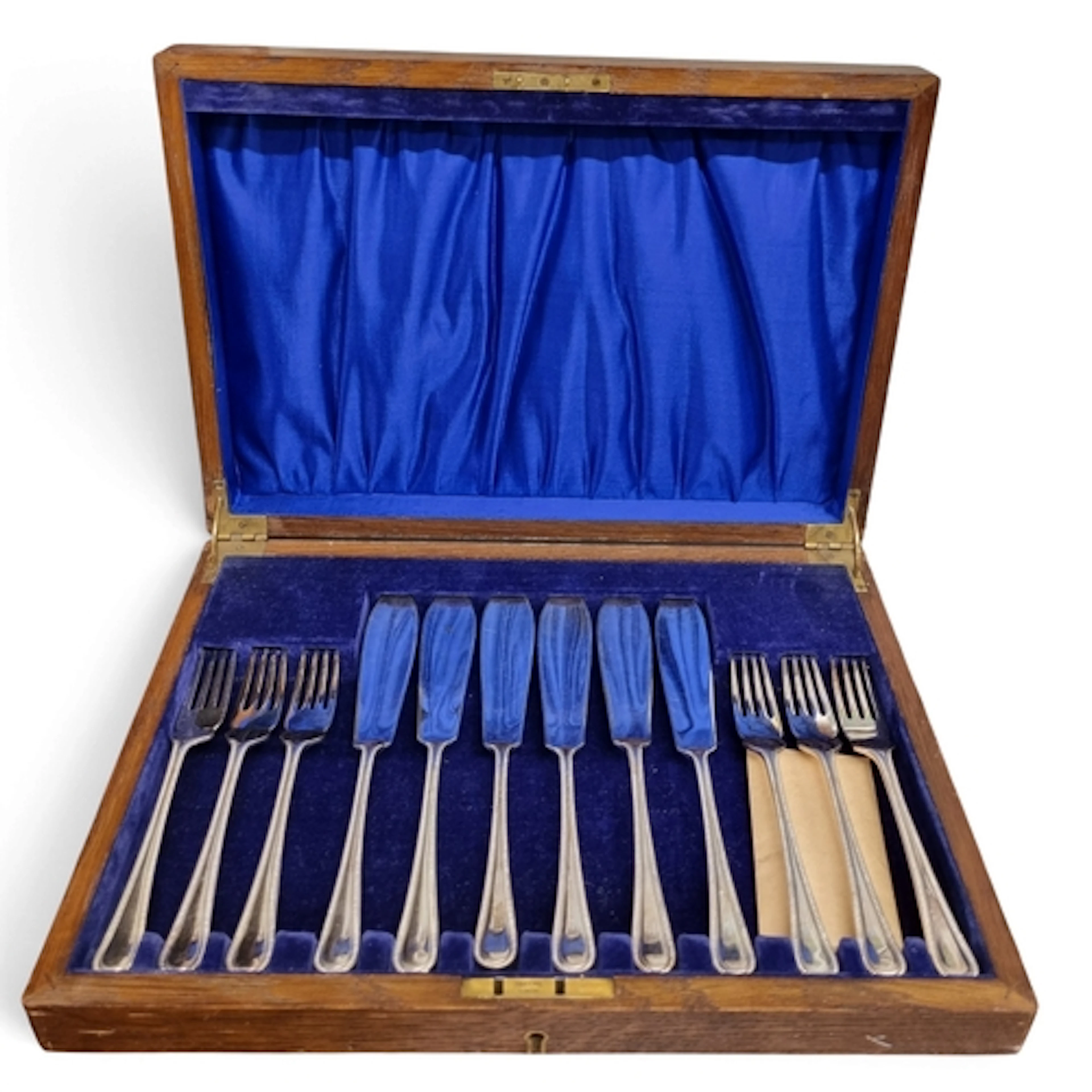 A good cased Dessert set from W Stokes & Sons Limited Silver...