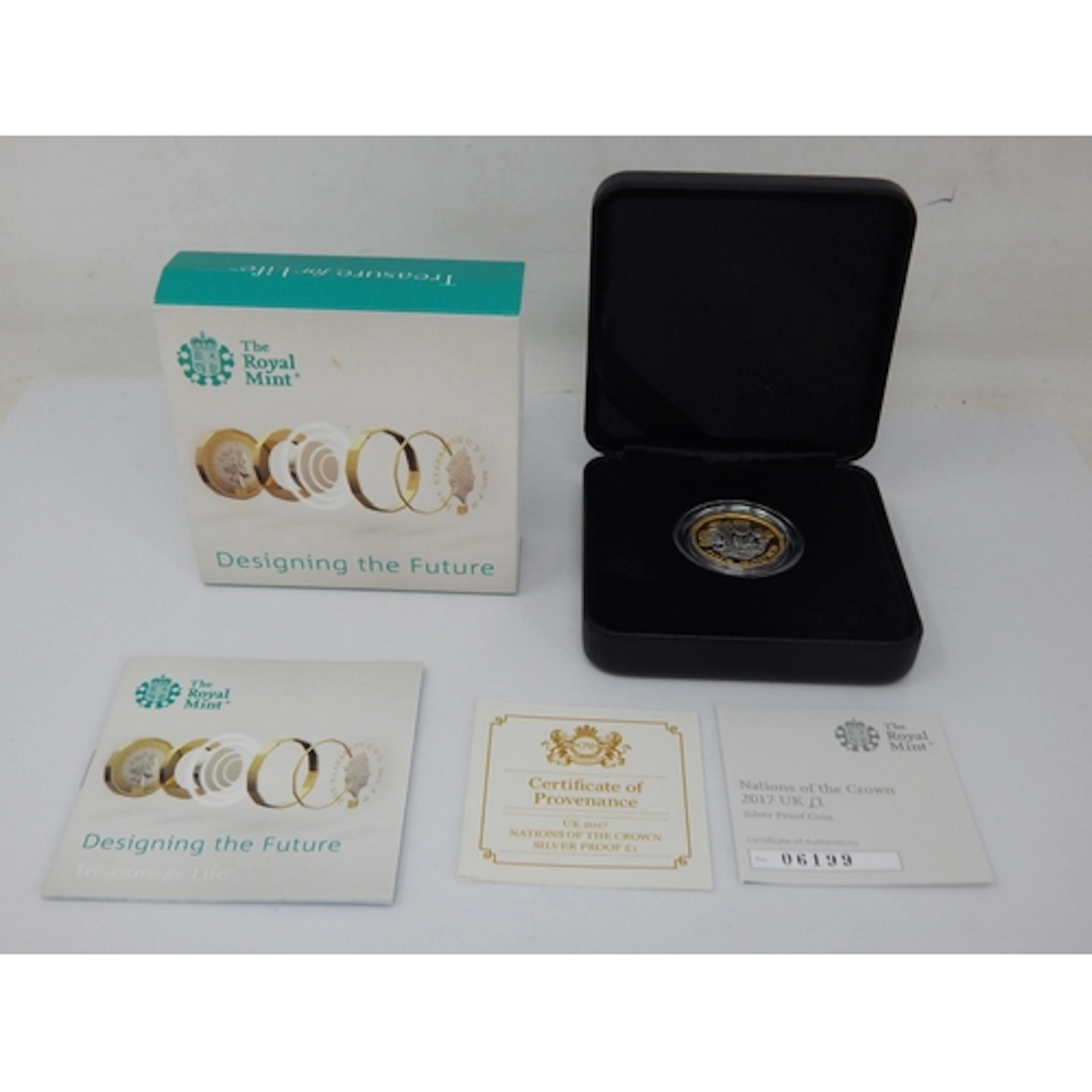 Royal Mint 2017 UK £1 Silver Proof Coin "Nations of The Crow...