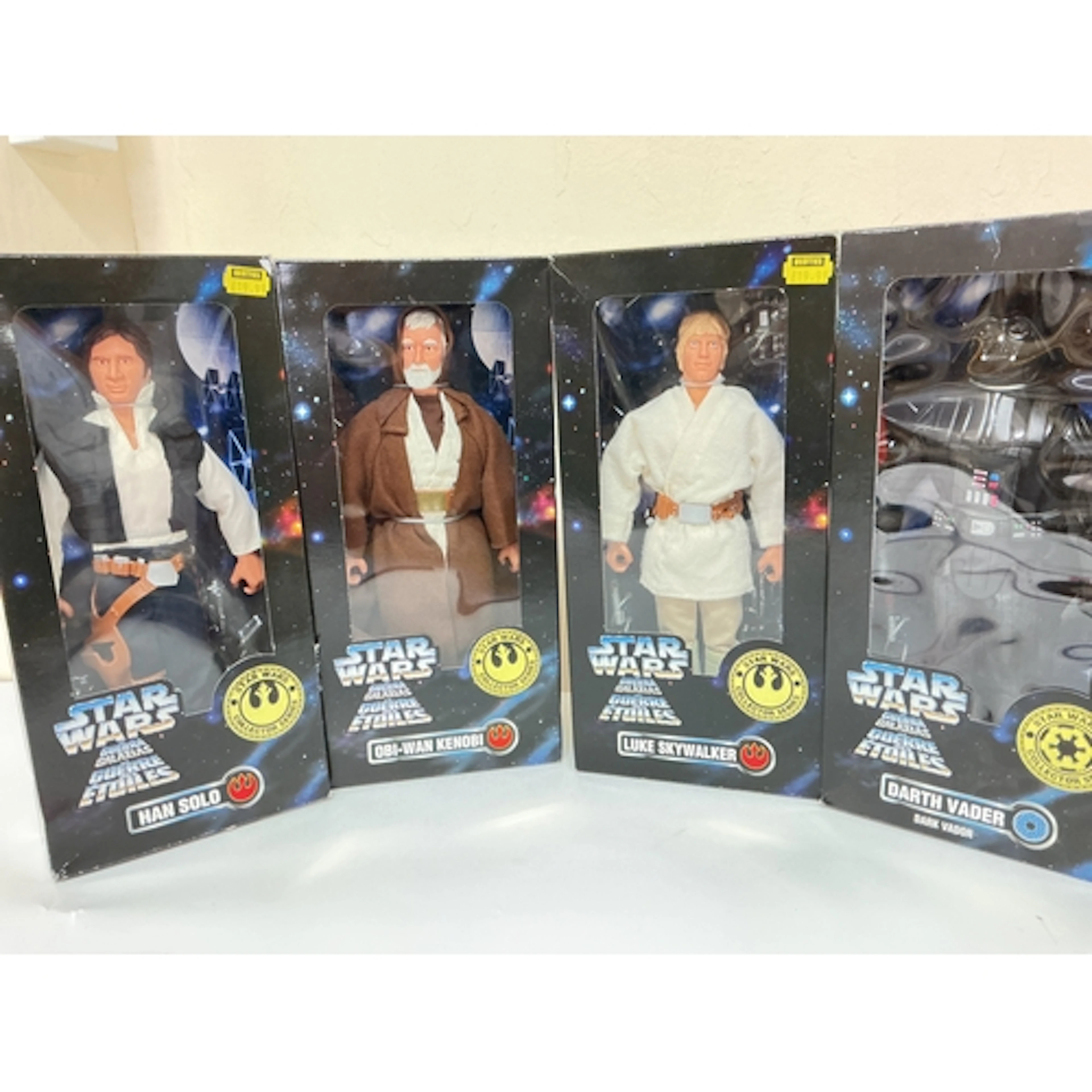 4 Boxed 1990s Star Wars 12” Figures. No Reserve.(4)