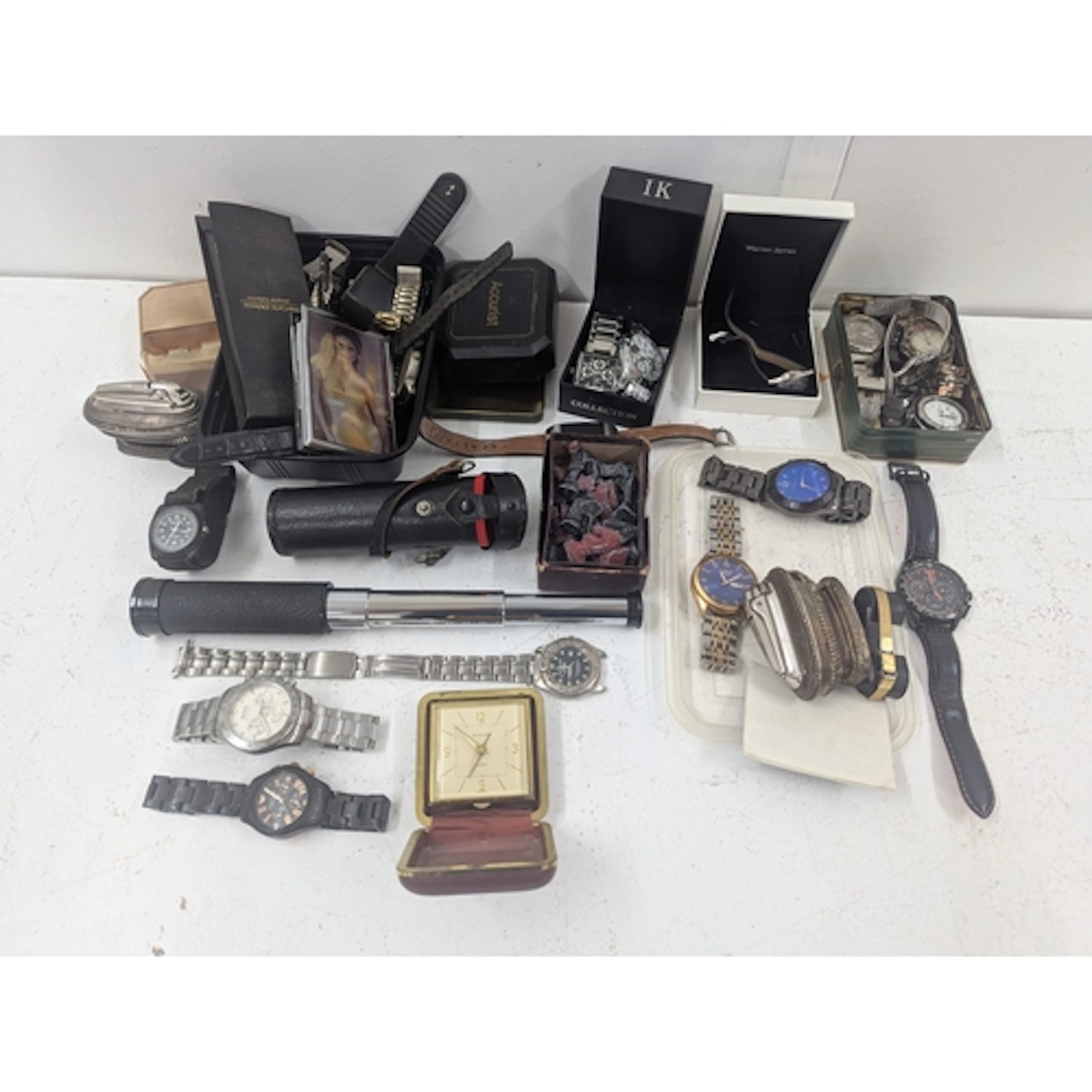 Collectables comprising watches and two lighters to include ...