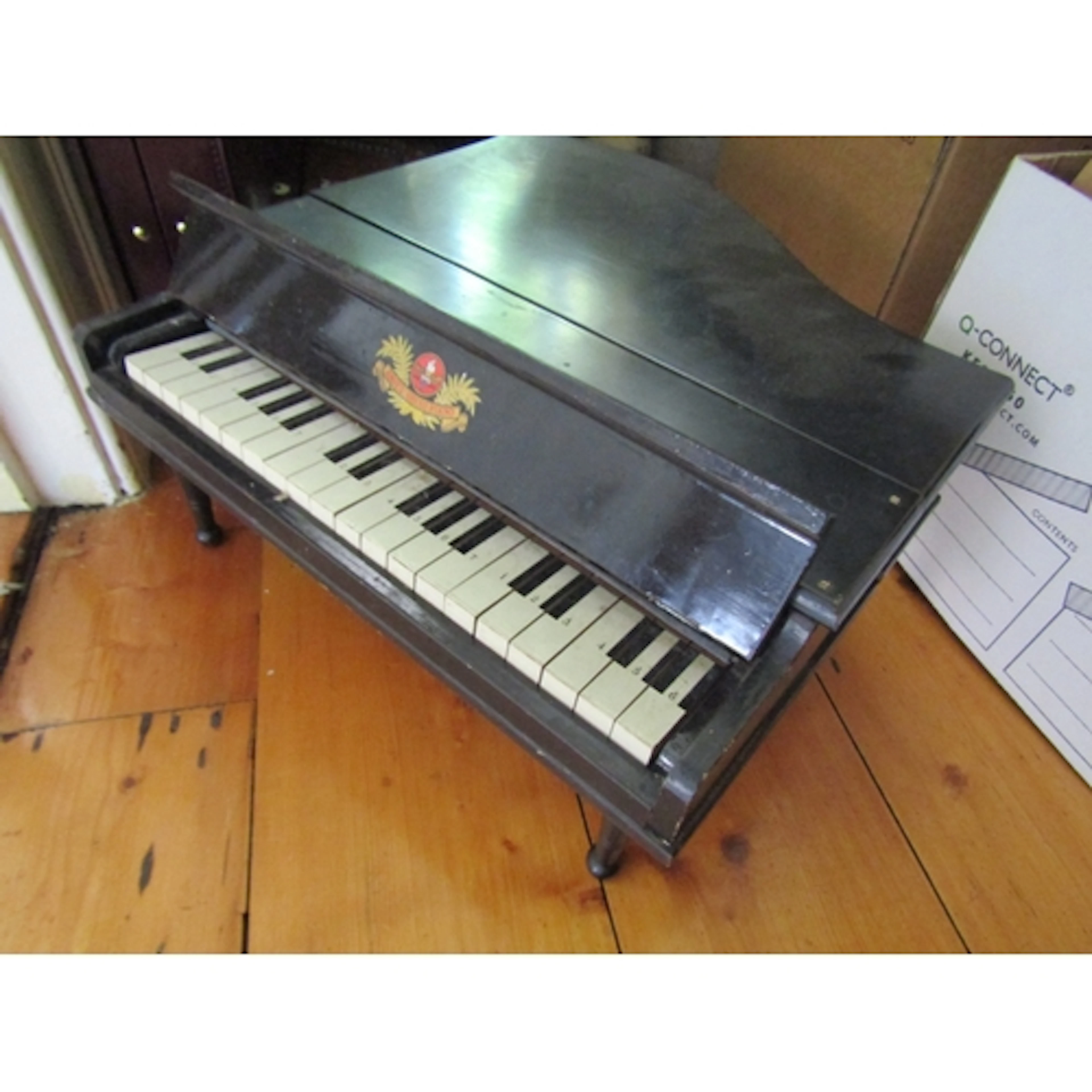 Child's Toy Grand Piano of Neat Form Approximately 18 Inches...
