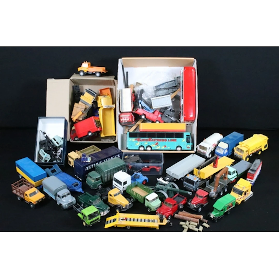 Collection of commercial diecast models to include Norev, Gu...