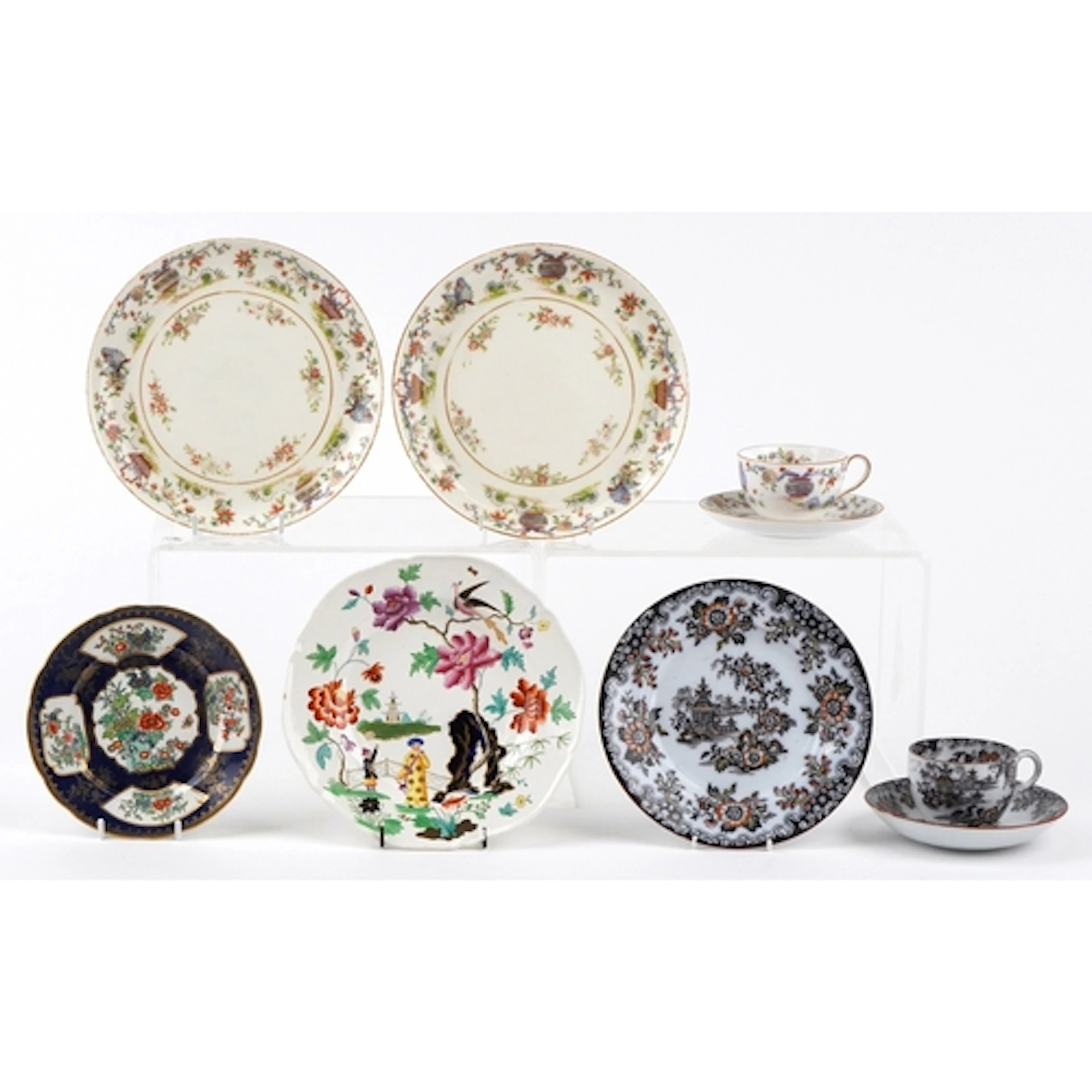 19th century porcelain including Royal Worcester teacup and ...