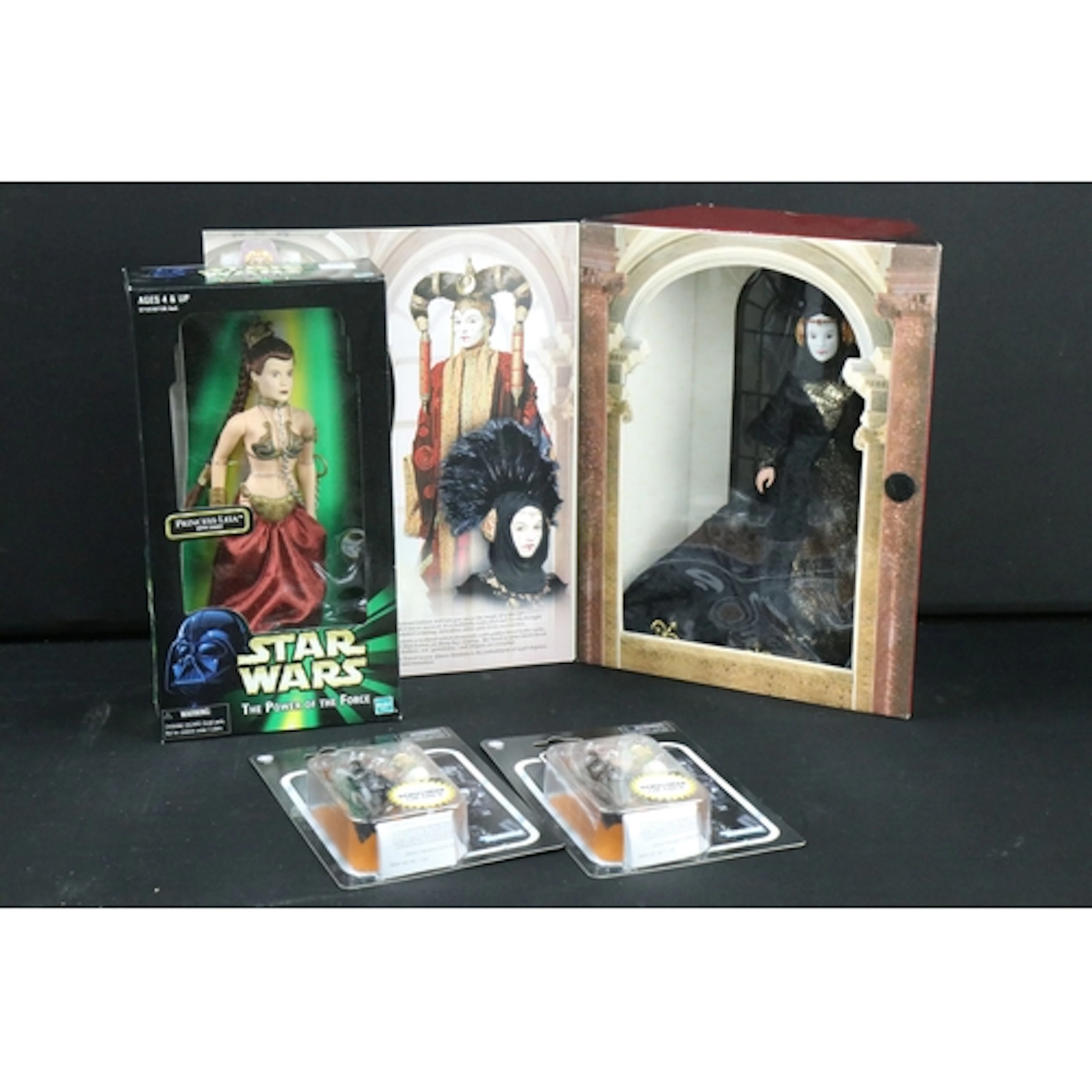 Star Wars - Four boxed / carded Hasbro Star Wars figures to ...
