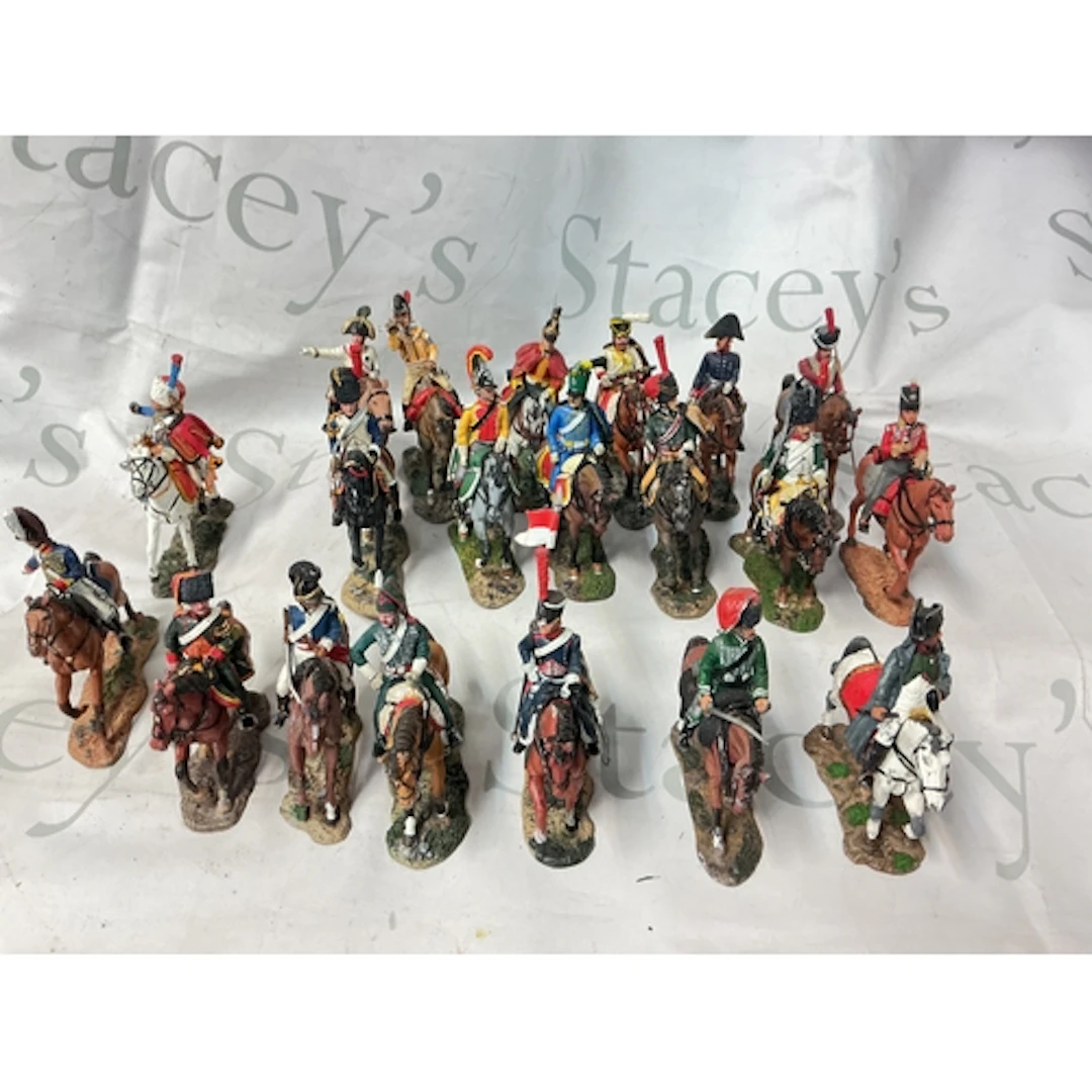 2 Boxes Containing Delprado Mounted Figures. In Various Stat...