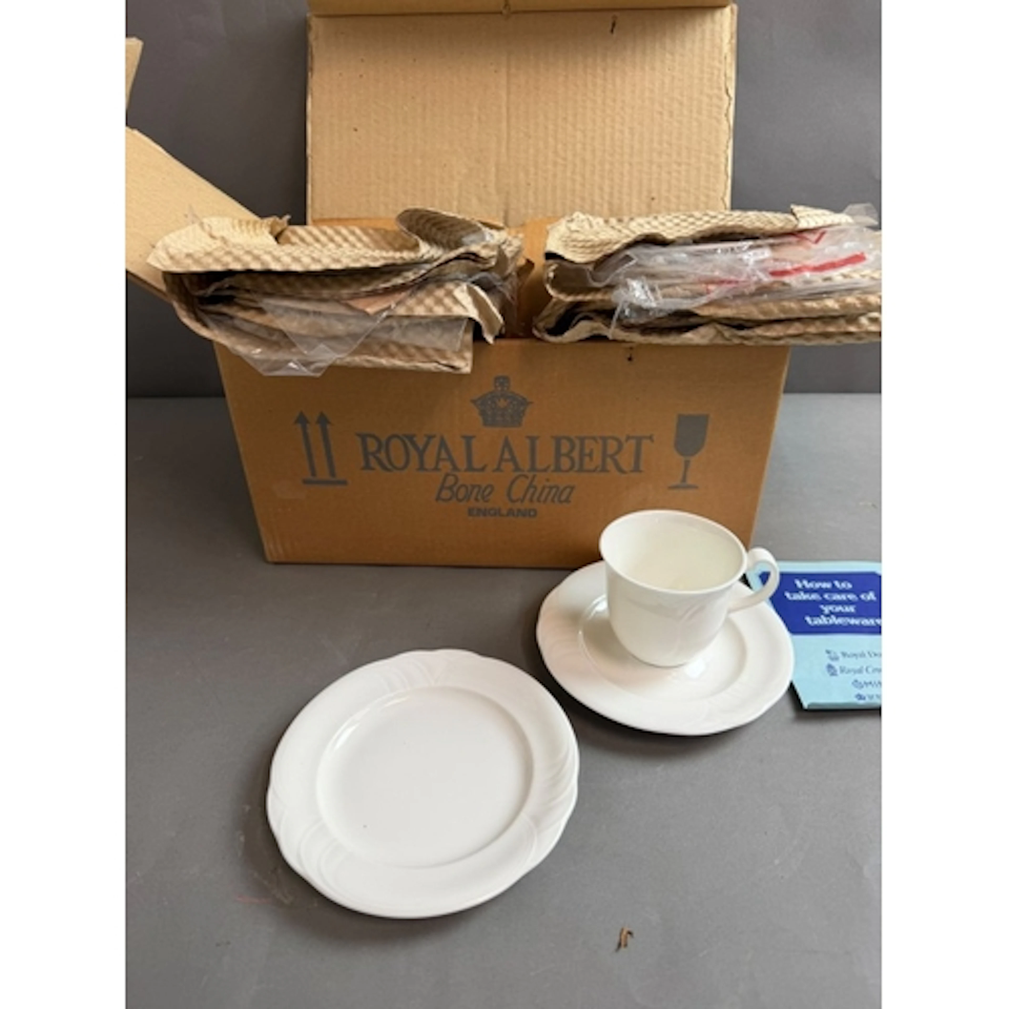Royal Albert bone china Profile cup and saucers set boxed ...