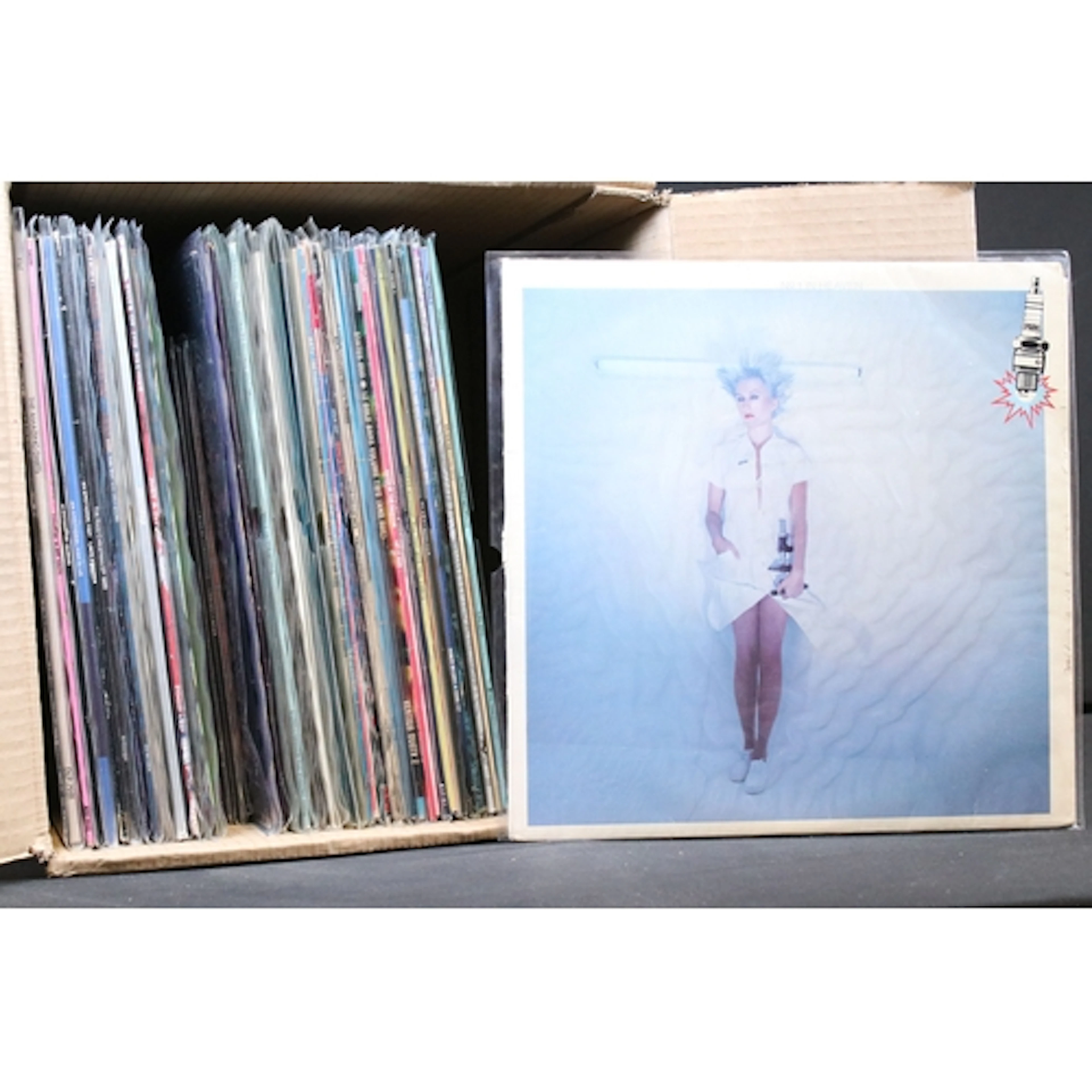 Vinyl - 22 Rock & Pop LPs, 37 12" and 7 10" to include Spark...