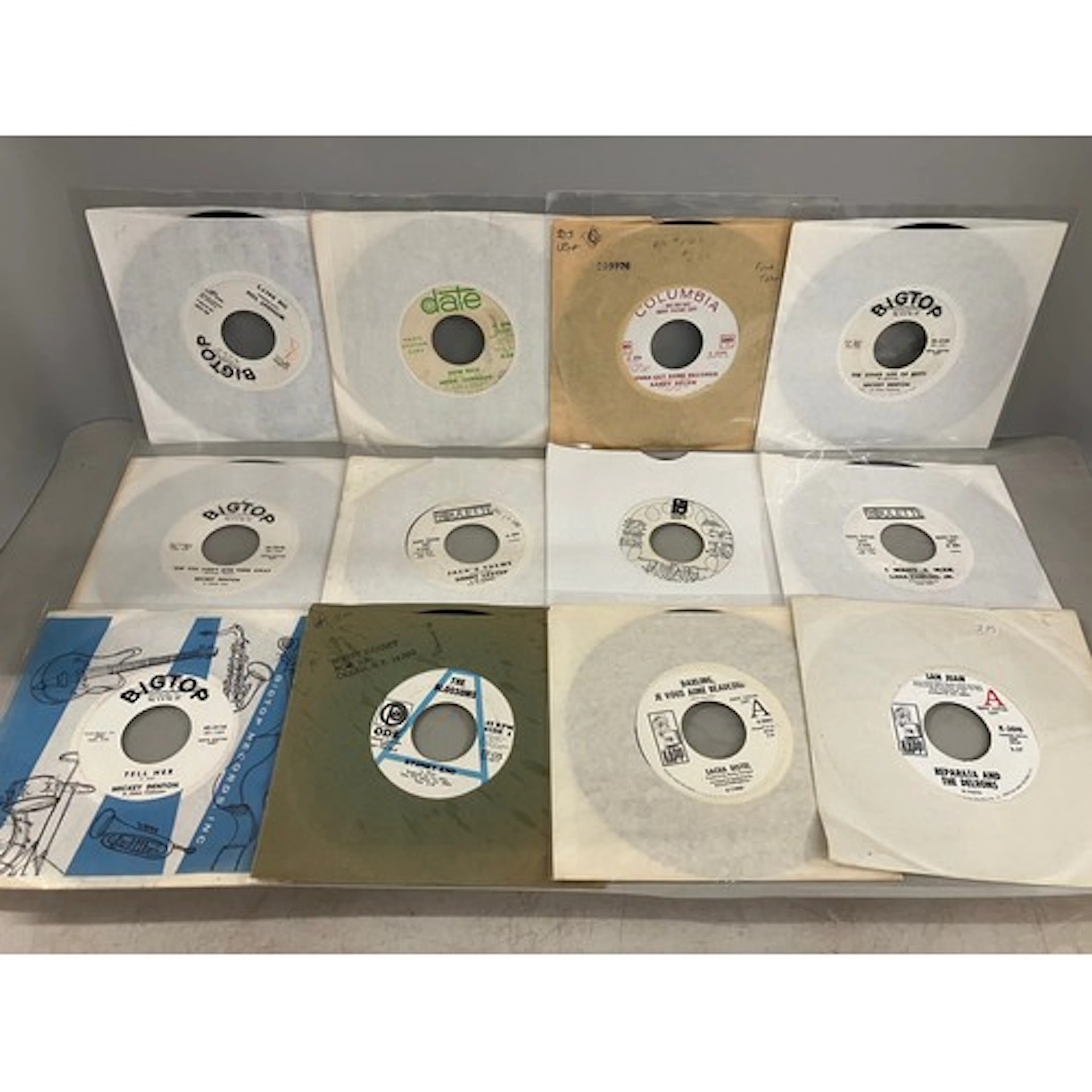 Twenty-eight promotional DJ copy / radio station copy / audi...