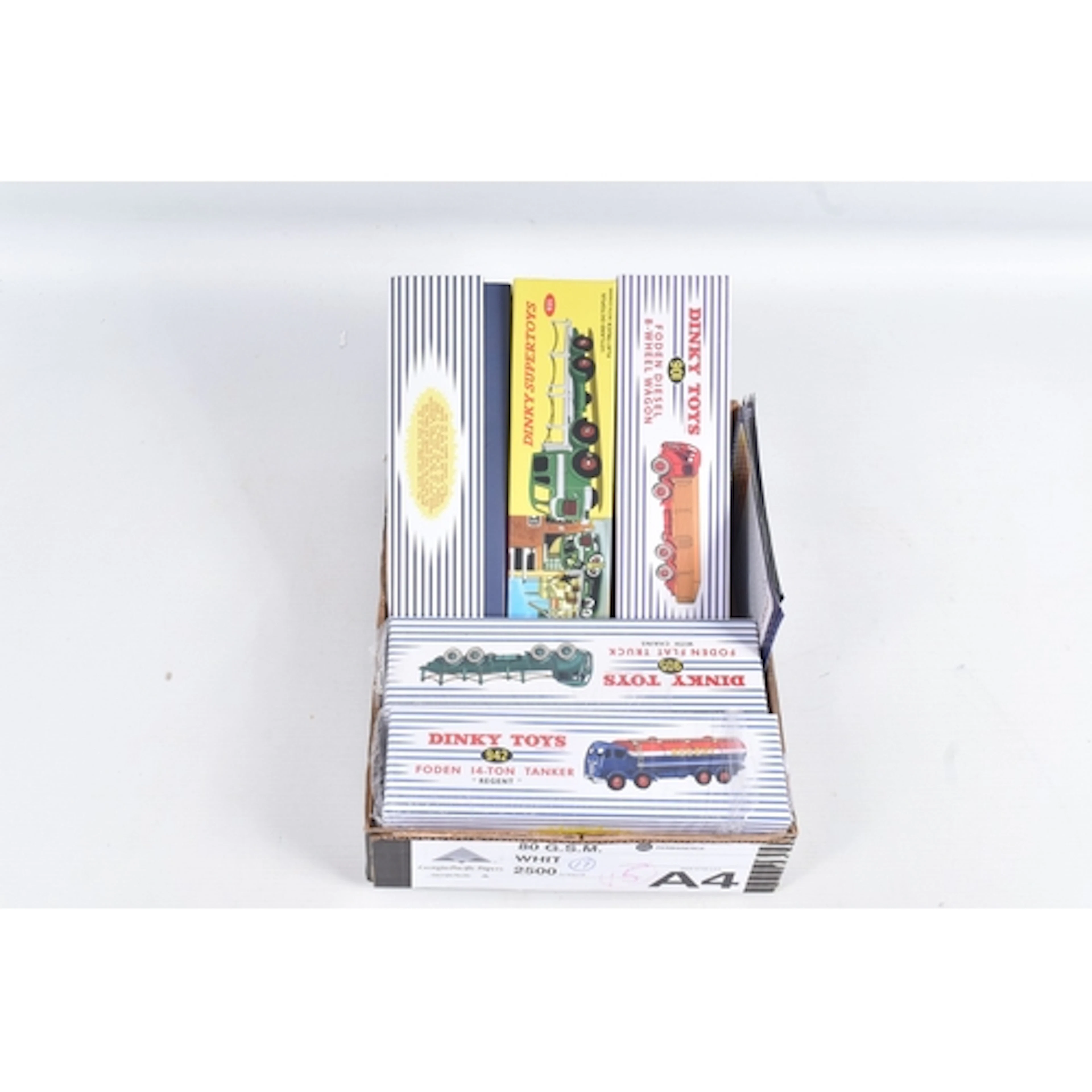 SIX MATTEL ATLAS EDITIONS REPRODUCTION DINKY TOYS DIECAST MO...