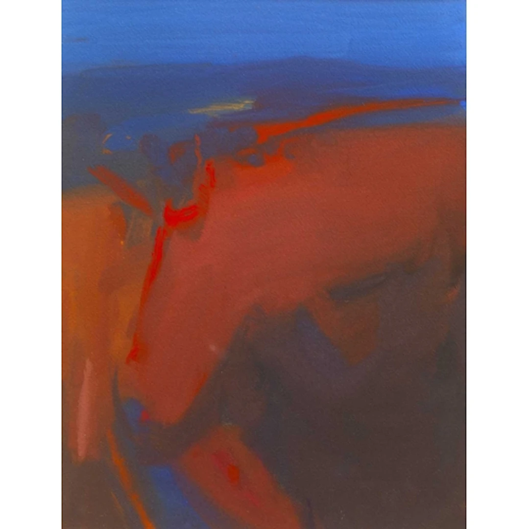 § John MILLER (1931-2002) Penwith Landscape Gouache, stamp s...