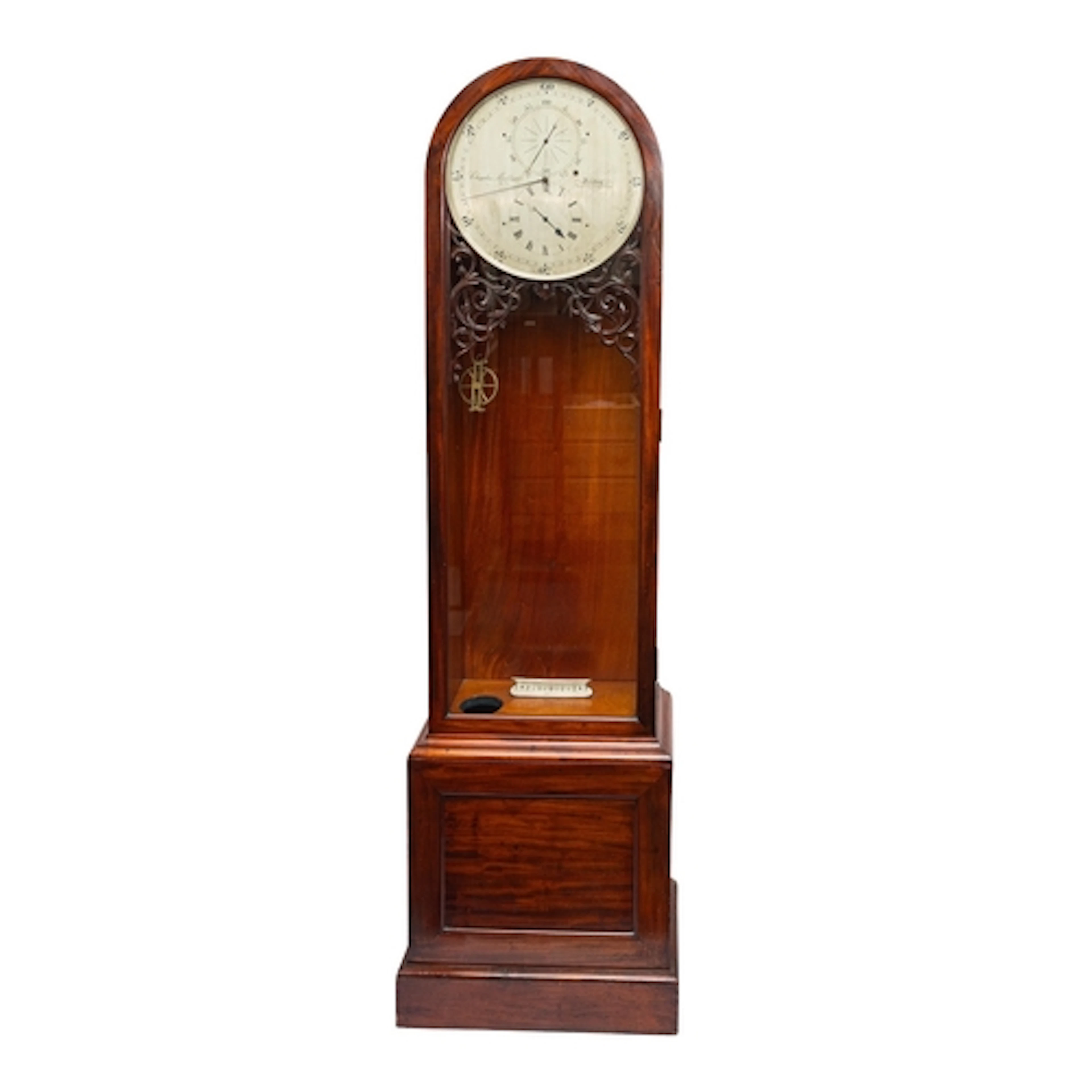 Charles Muller, London a mid-Victorian mahogany regulator, h...