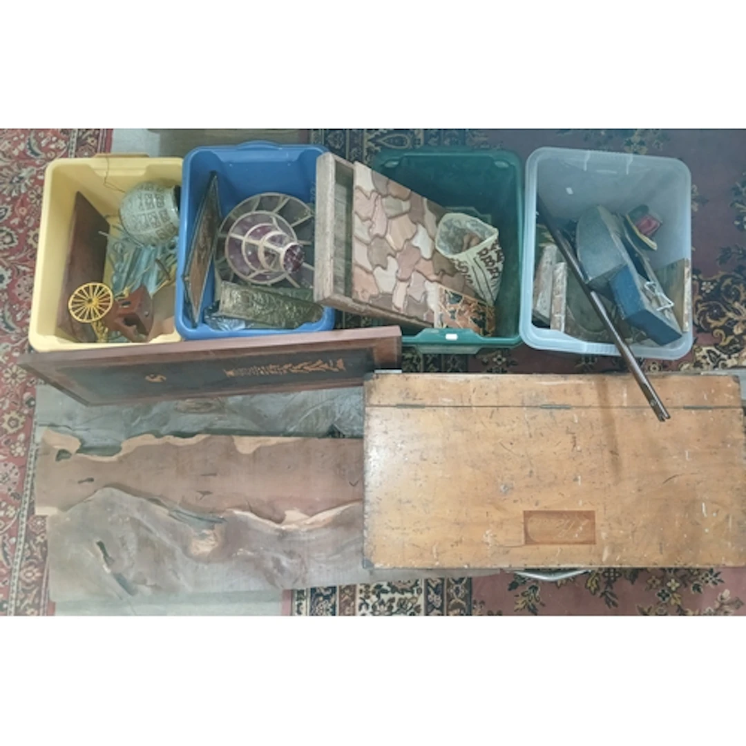John Southworth Prescott (b1939), four boxes and joiner's to...